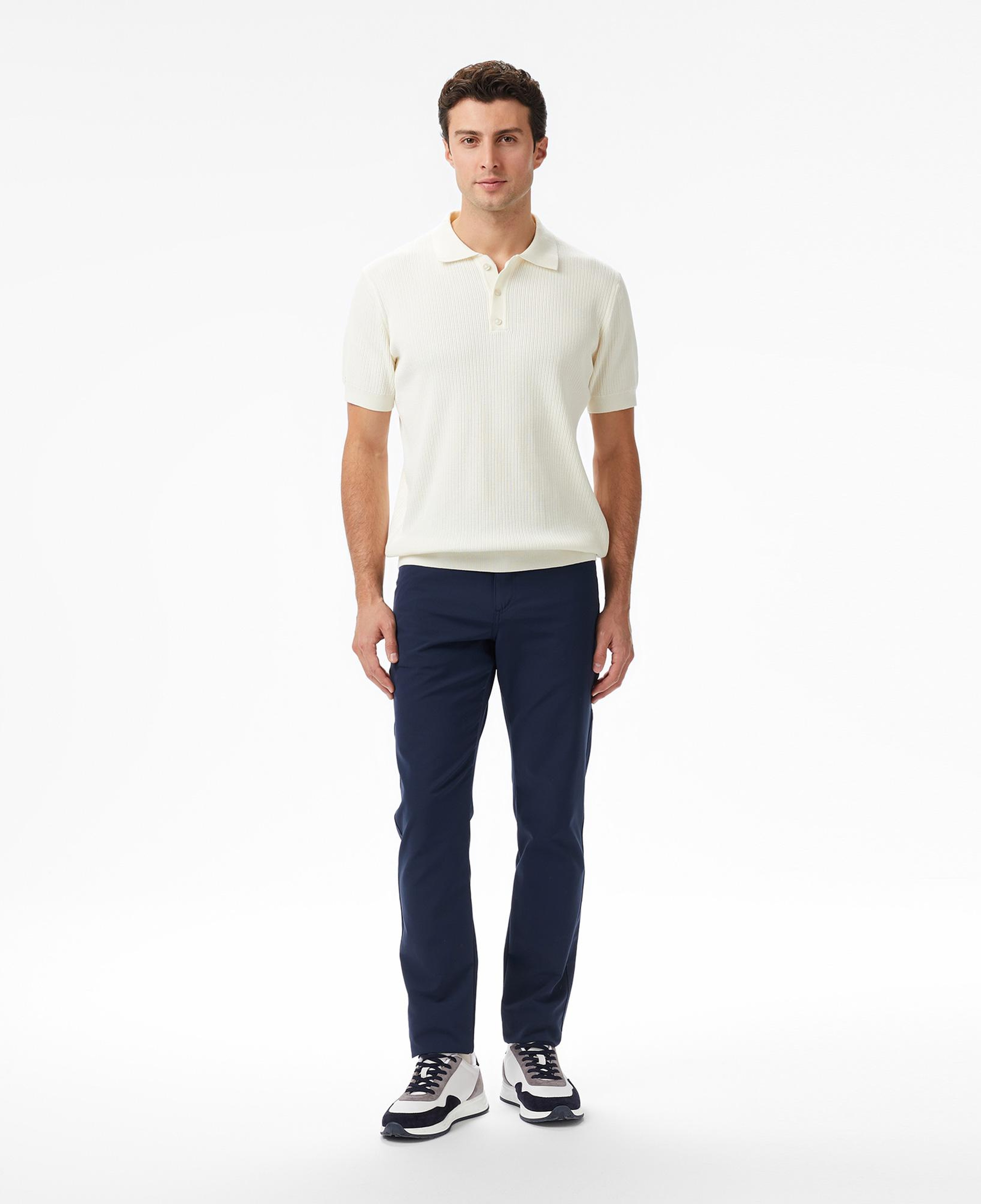 Nautica Erkek Krem Rengi Regular Fit Kısa Kollu Triko