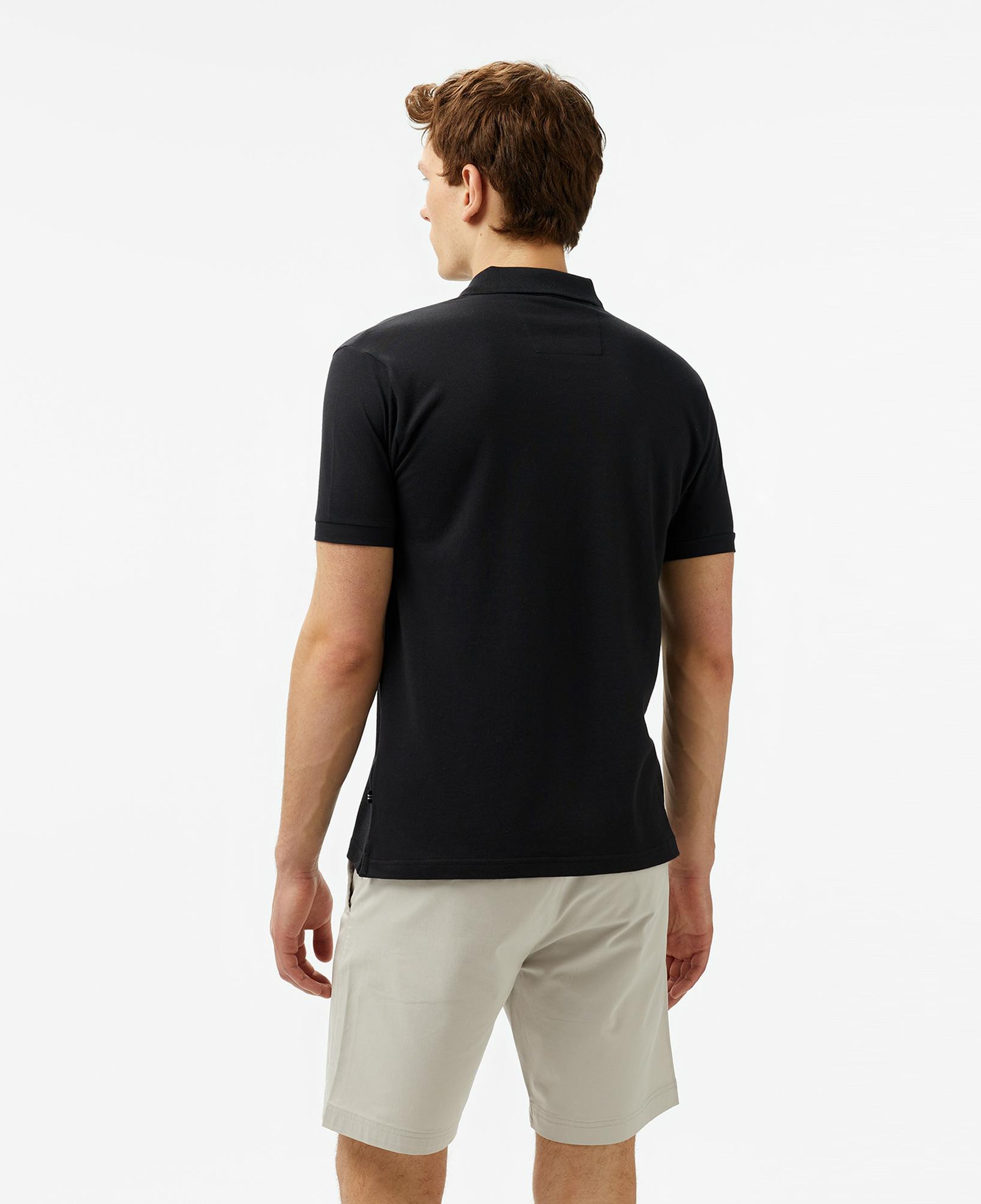 Nautica Erkek Siyah Classic Fit Polo Yaka T-Shirt