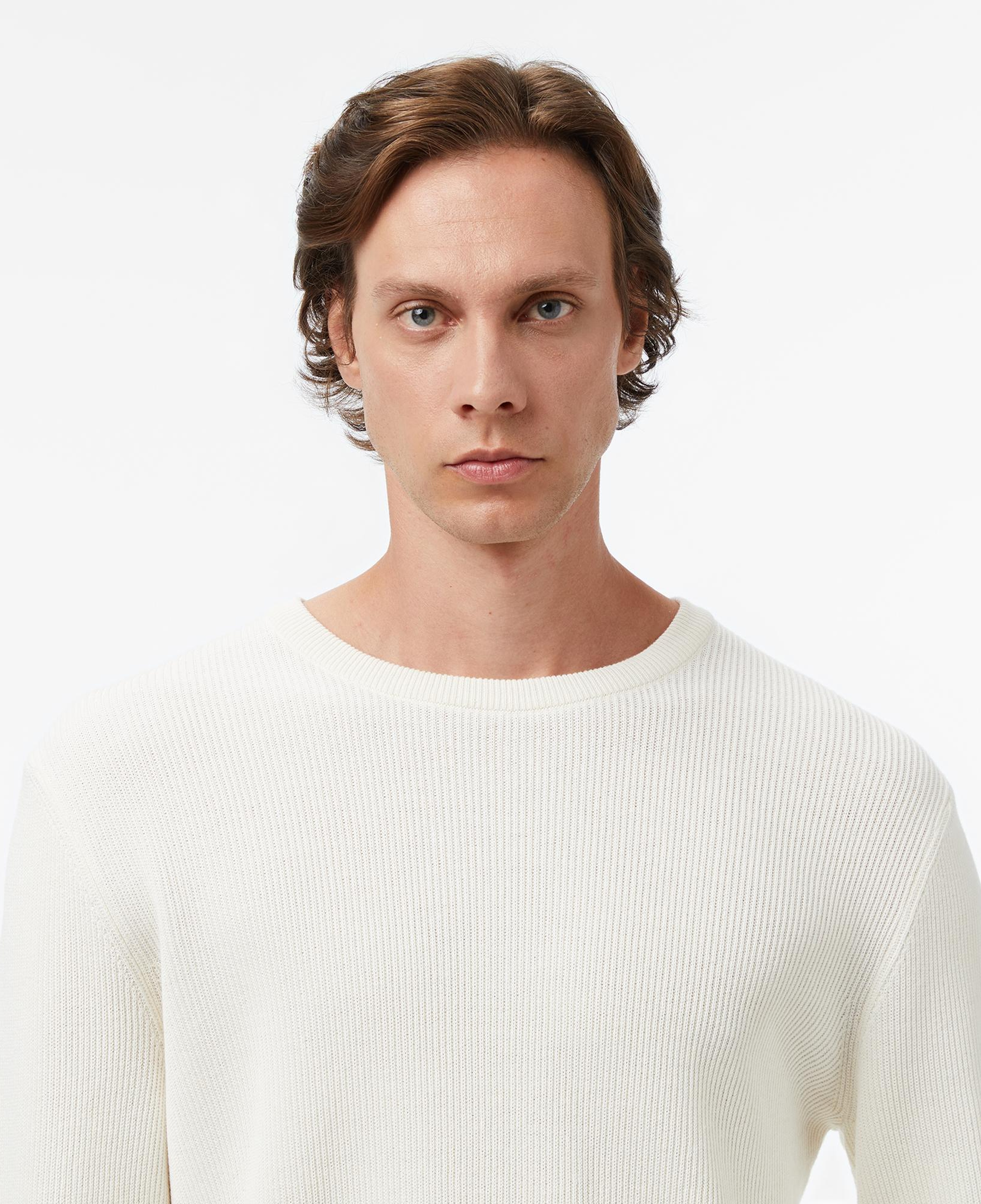 Nautica Erkek Krem Rengi Classic Fit Kazak
