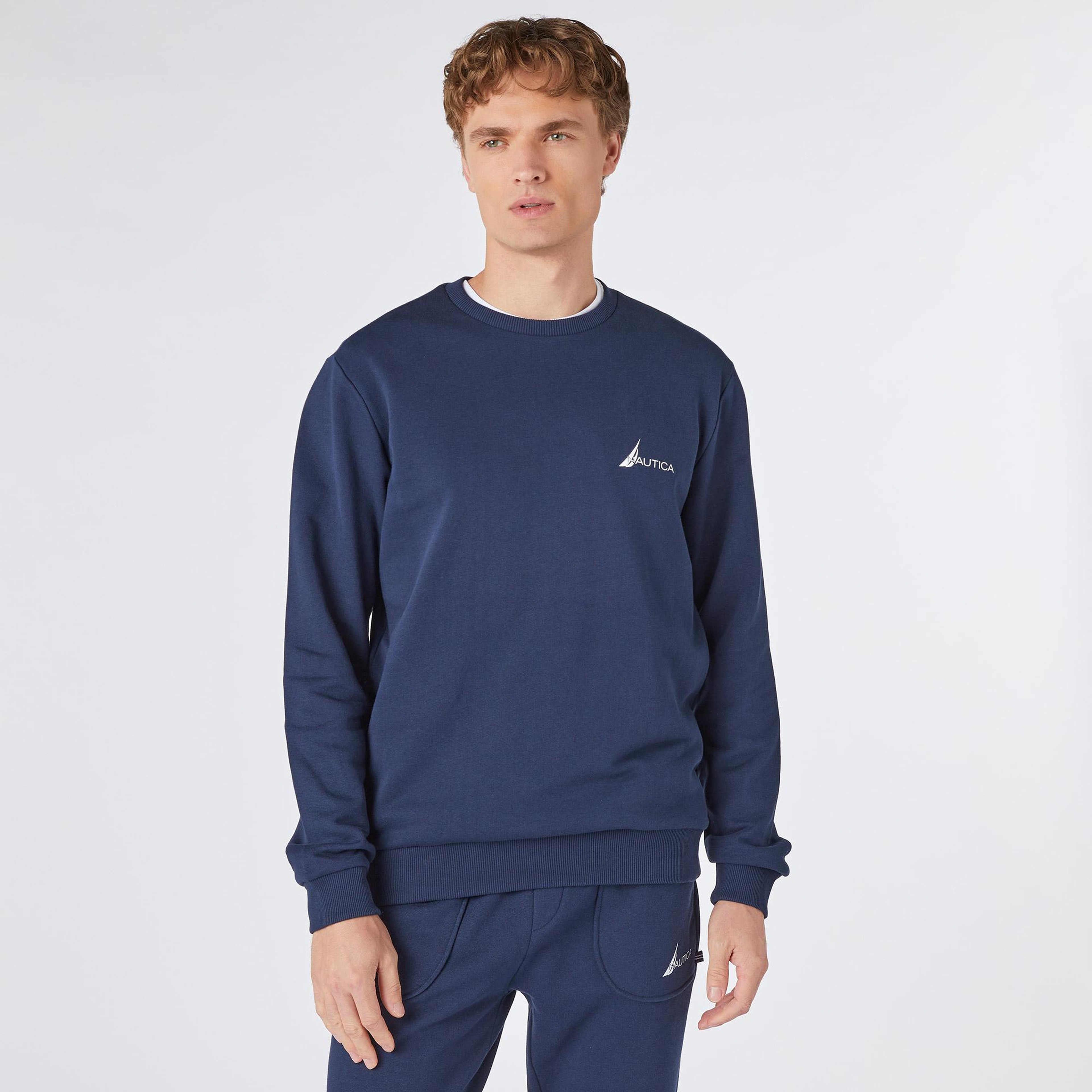Nautica Erkek Lacivert Standart Fit Sweatshirt