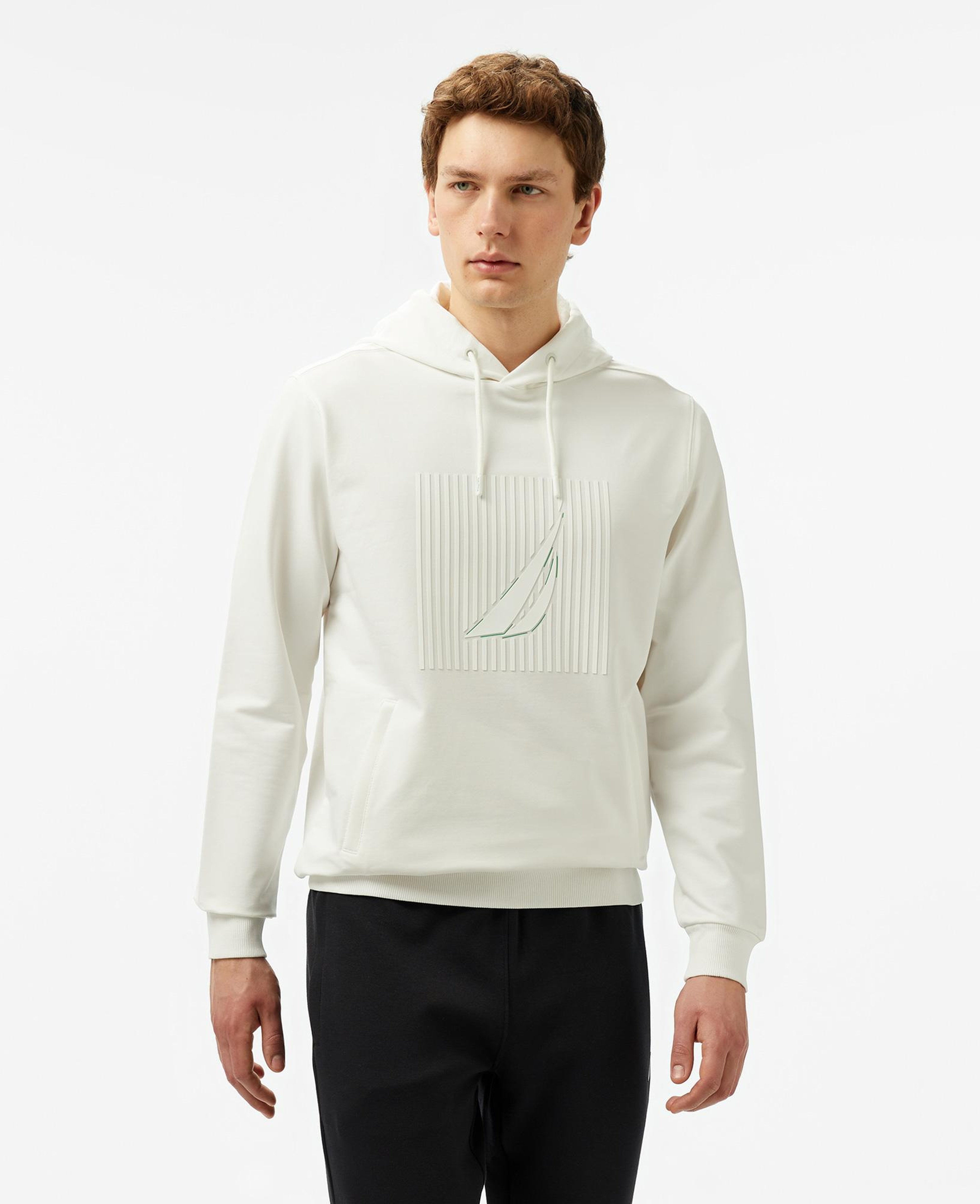 Nautica Erkek Krem Rengi Regular Fit Sweatshirt