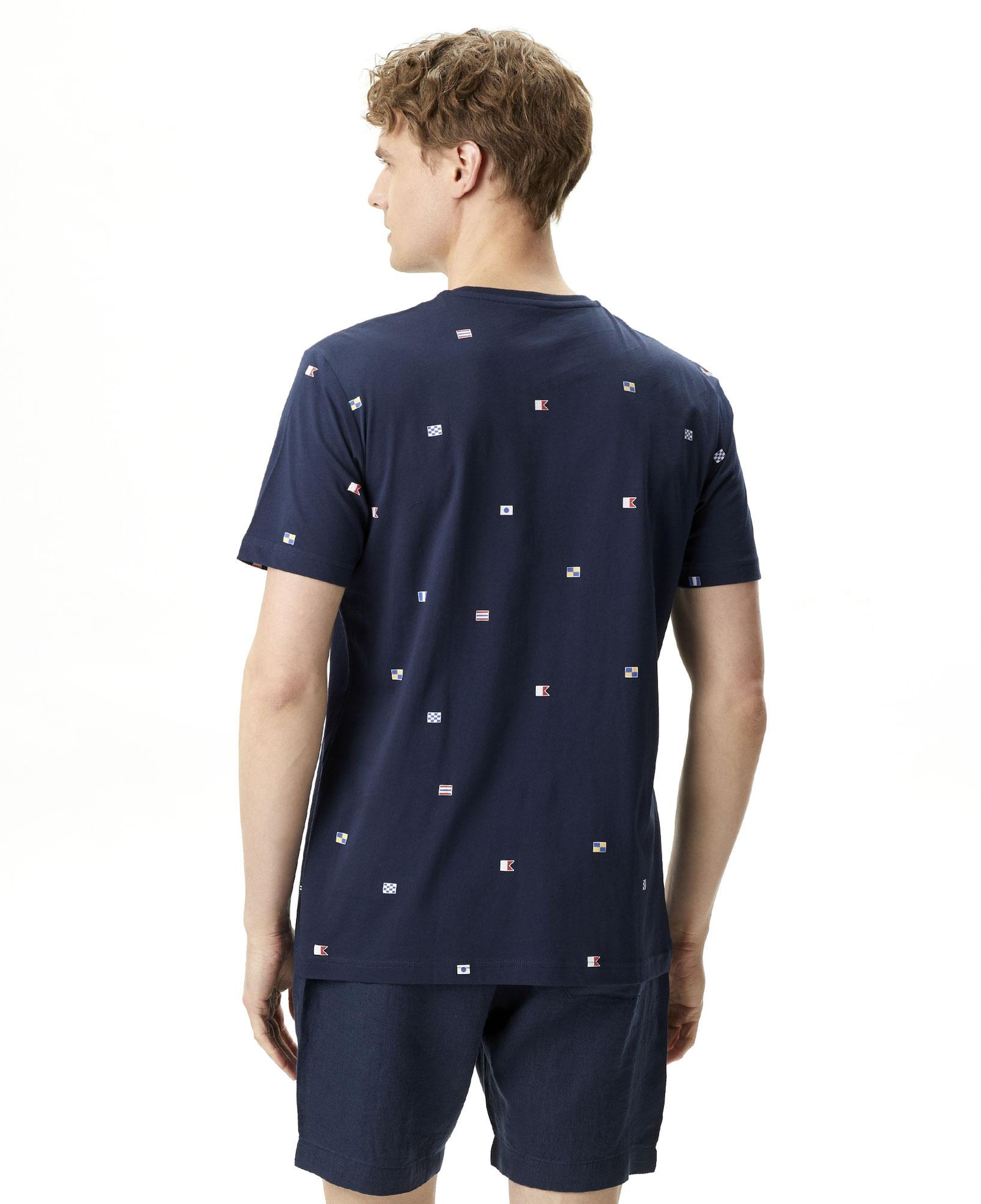 Nautica Erkek Lacivert Standart Fit T-Shirt