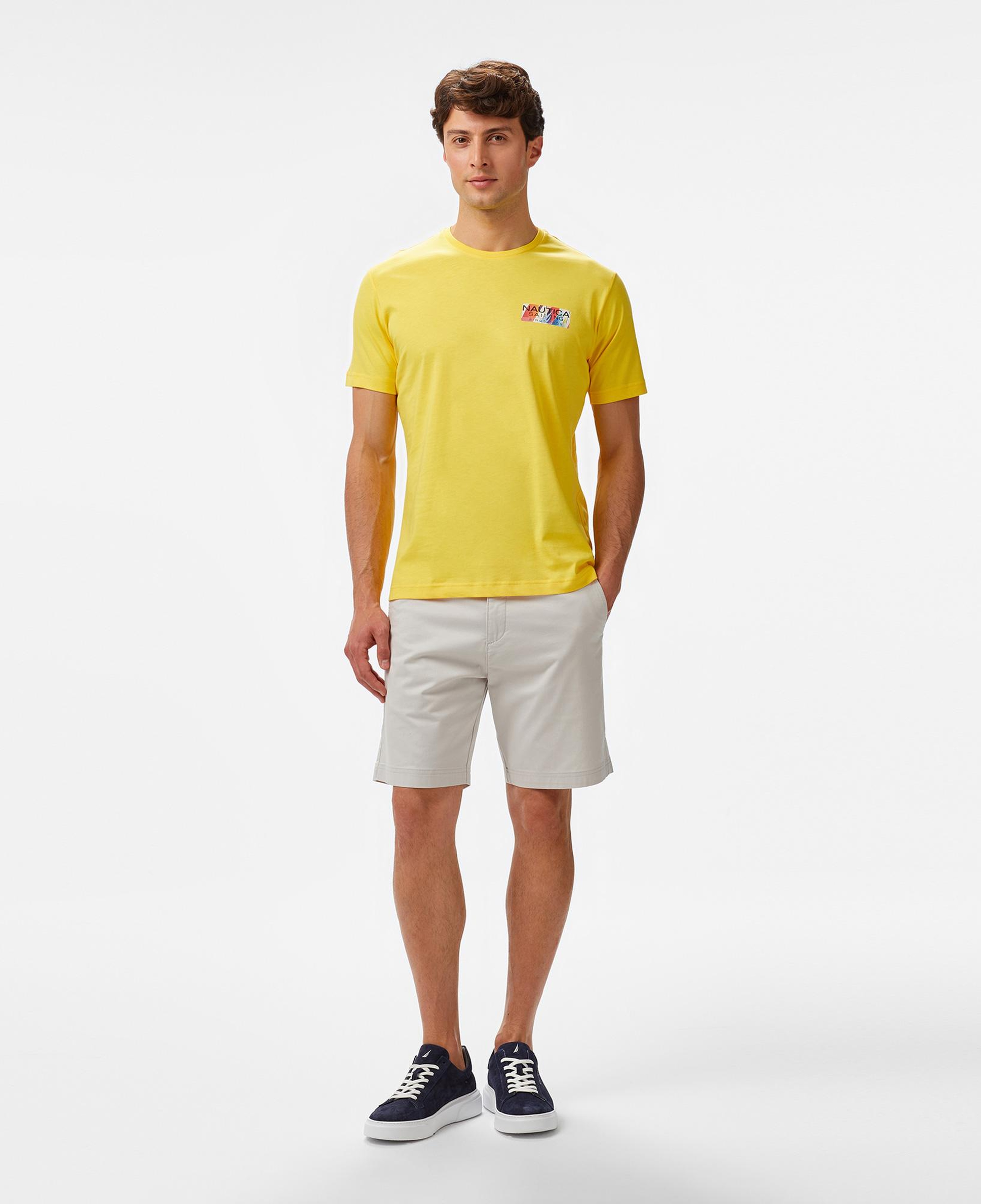 Nautica Erkek Sarı Regular Fit T-Shirt
