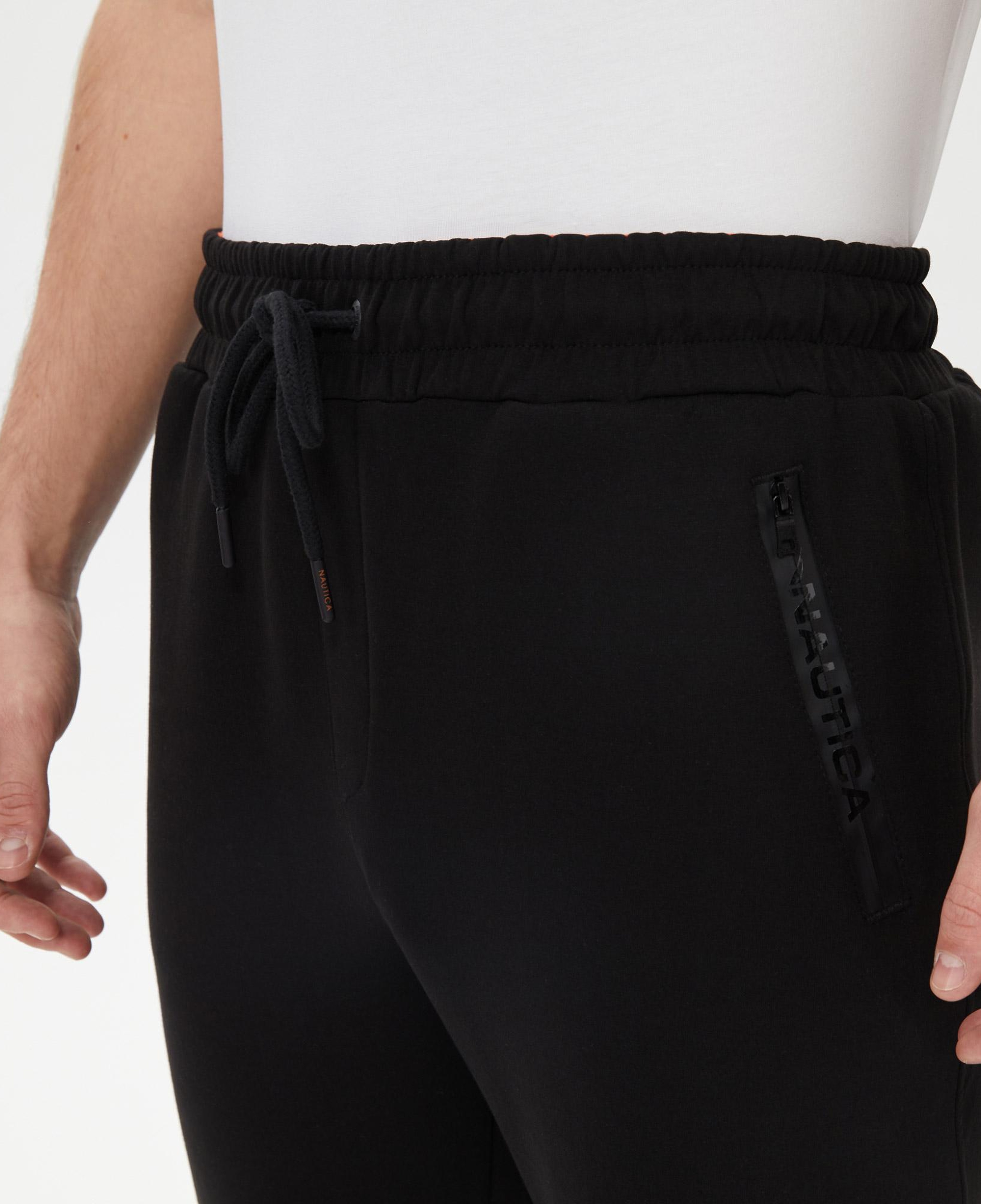 Nautica Erkek Siyah Standart Fit Eşofman Altı