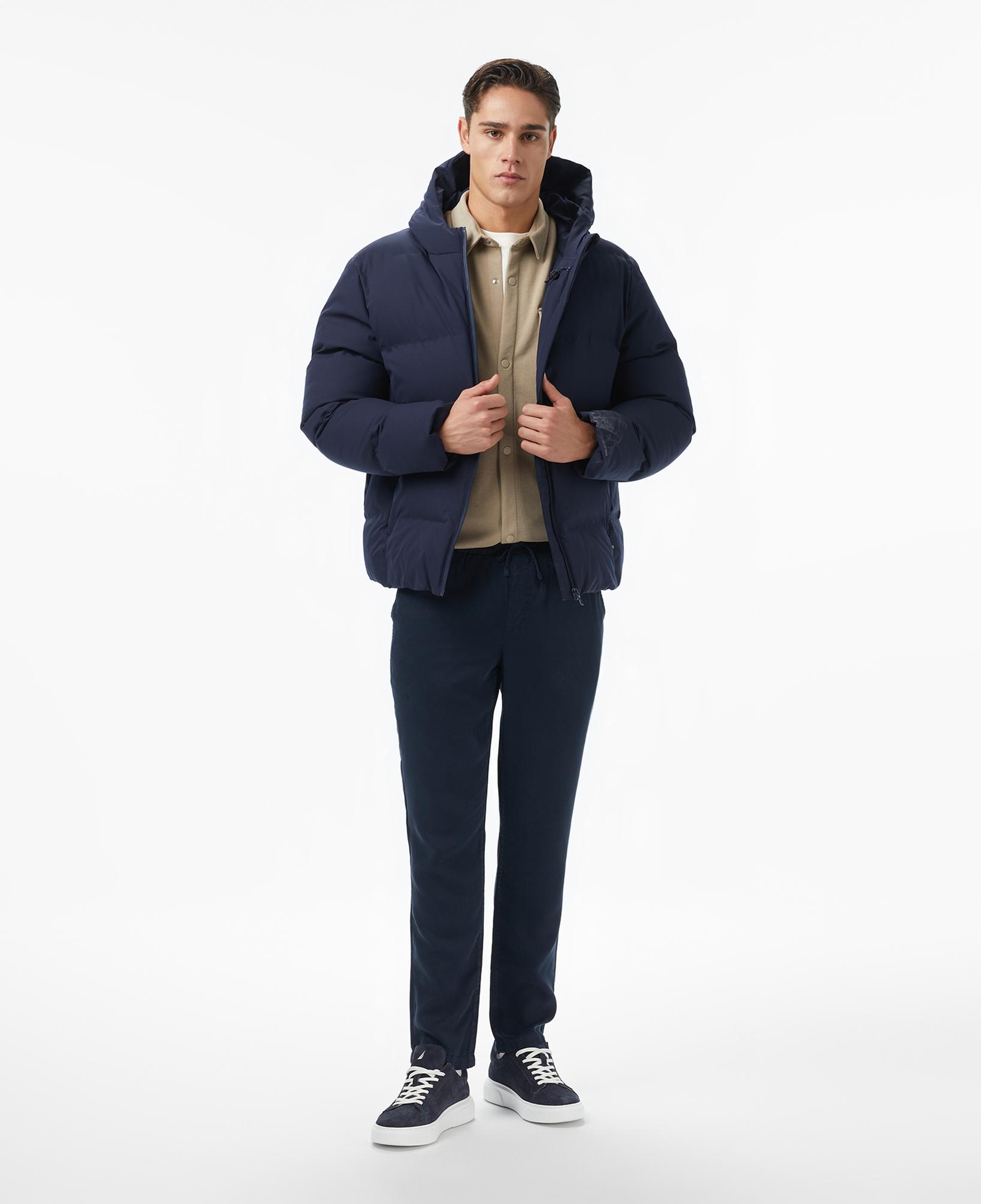 Nautica Erkek Lacivert Regular Fit Mont