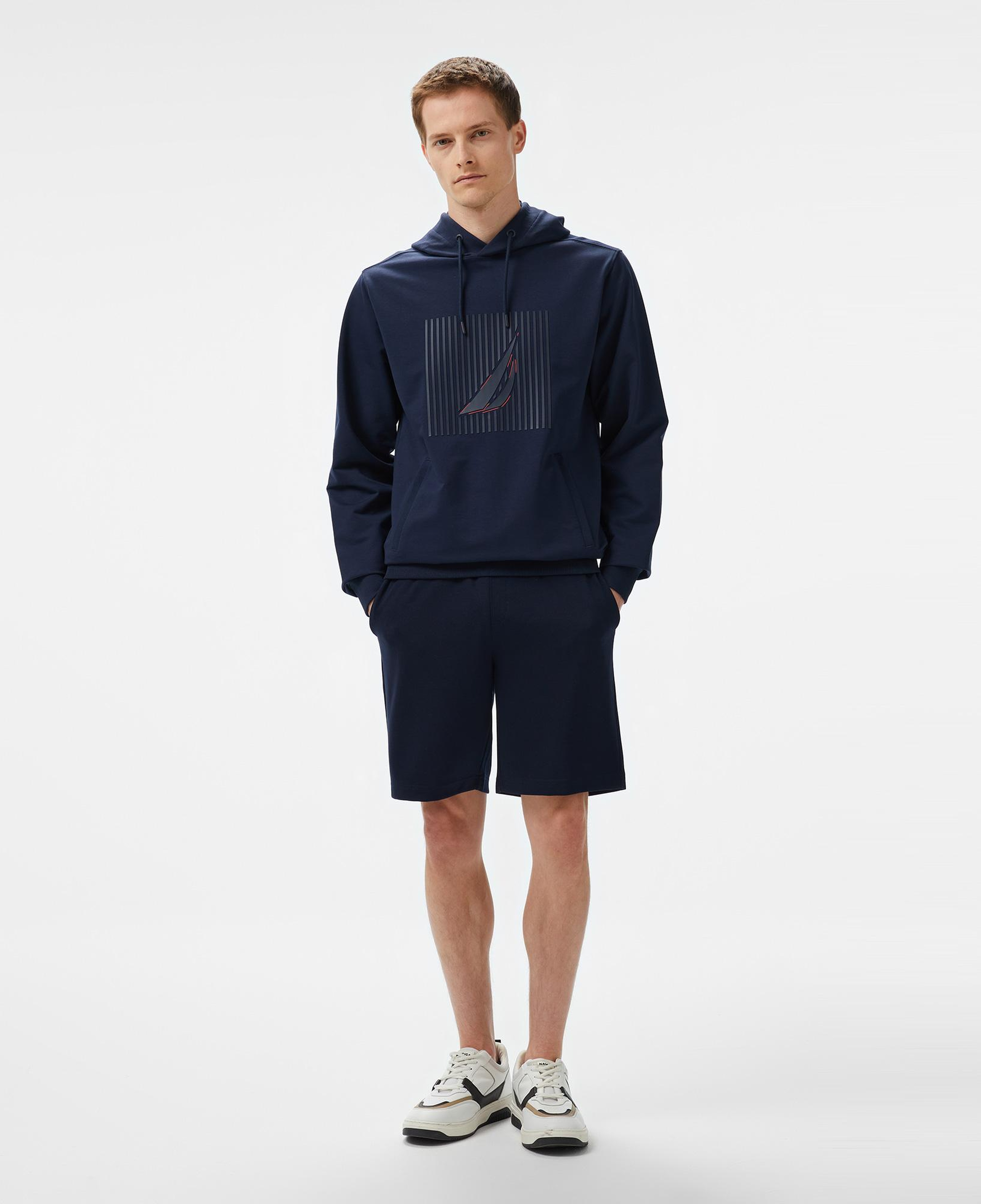 Nautica Erkek Lacivert Regular Fit Sweatshirt
