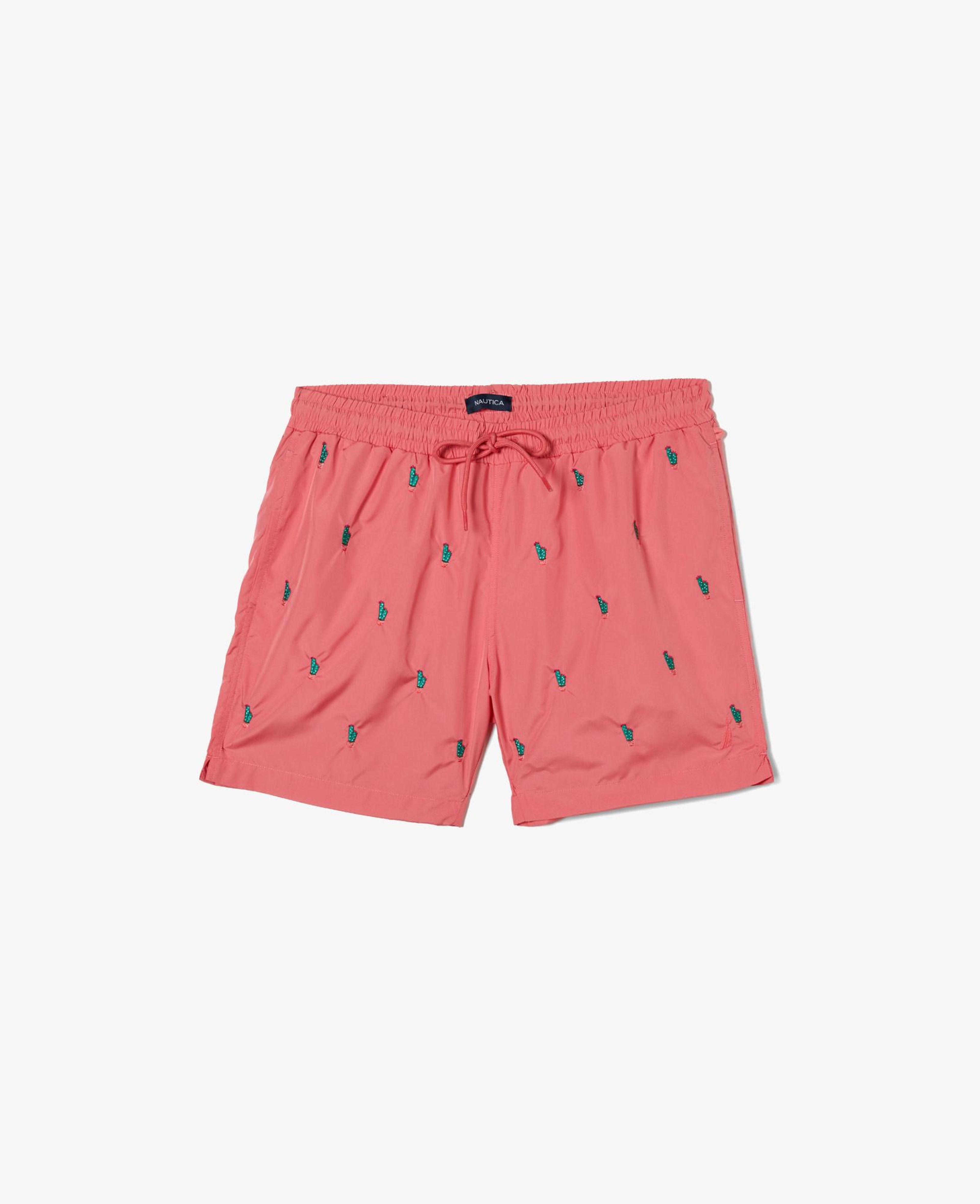Nautica Erkek Pembe Desenli Deniz Şortu