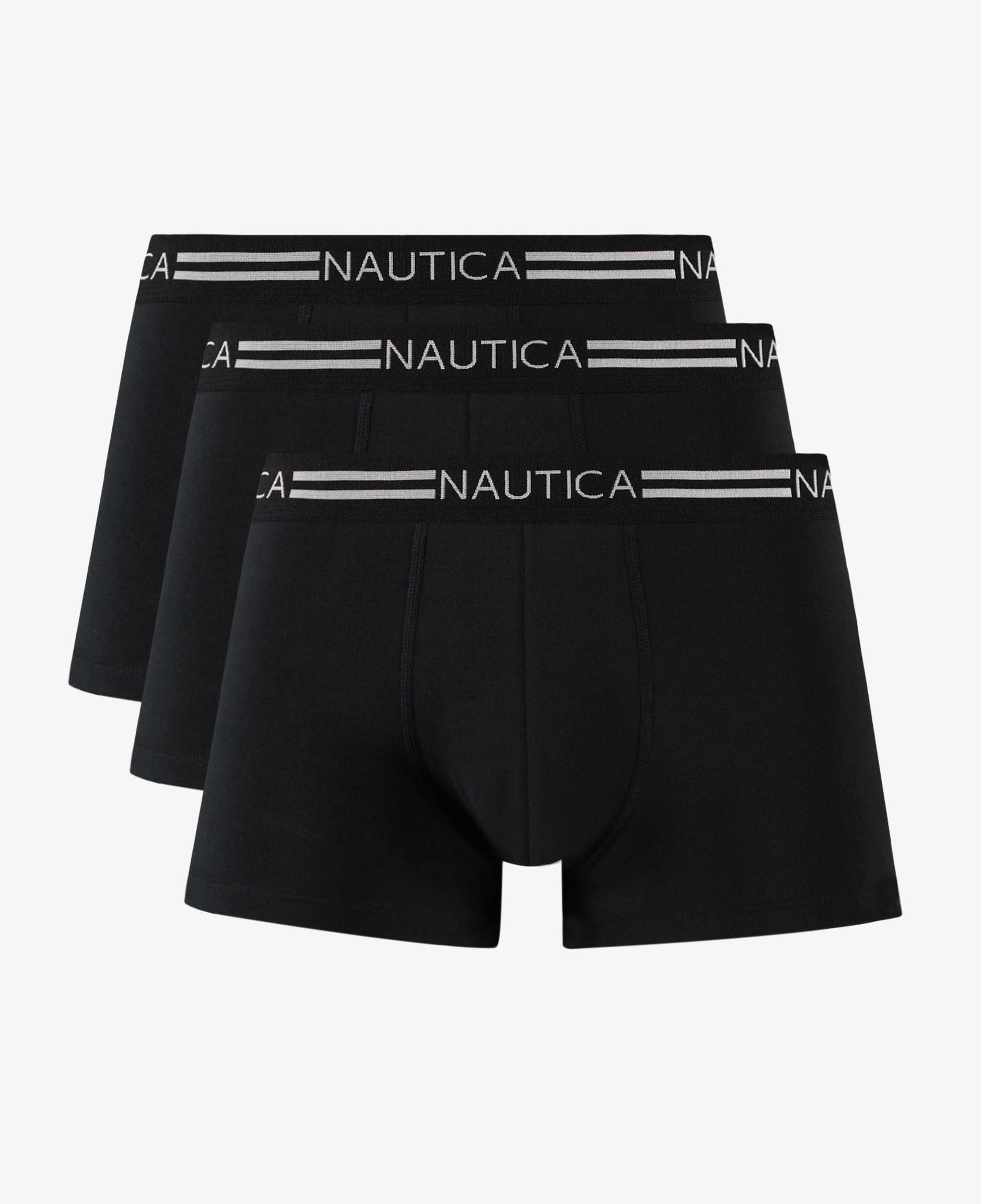 Nautica Erkek Siyah Standart Fit 3'lü Boxer