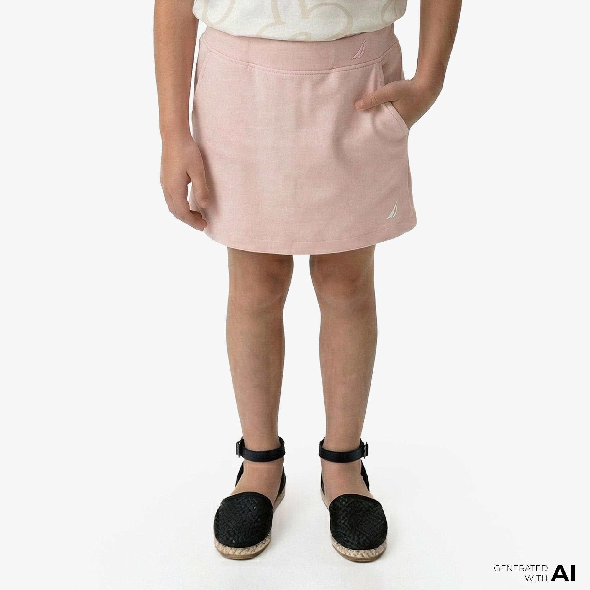 Nautica Kız Çocuk Pembe Standart Fit Etek