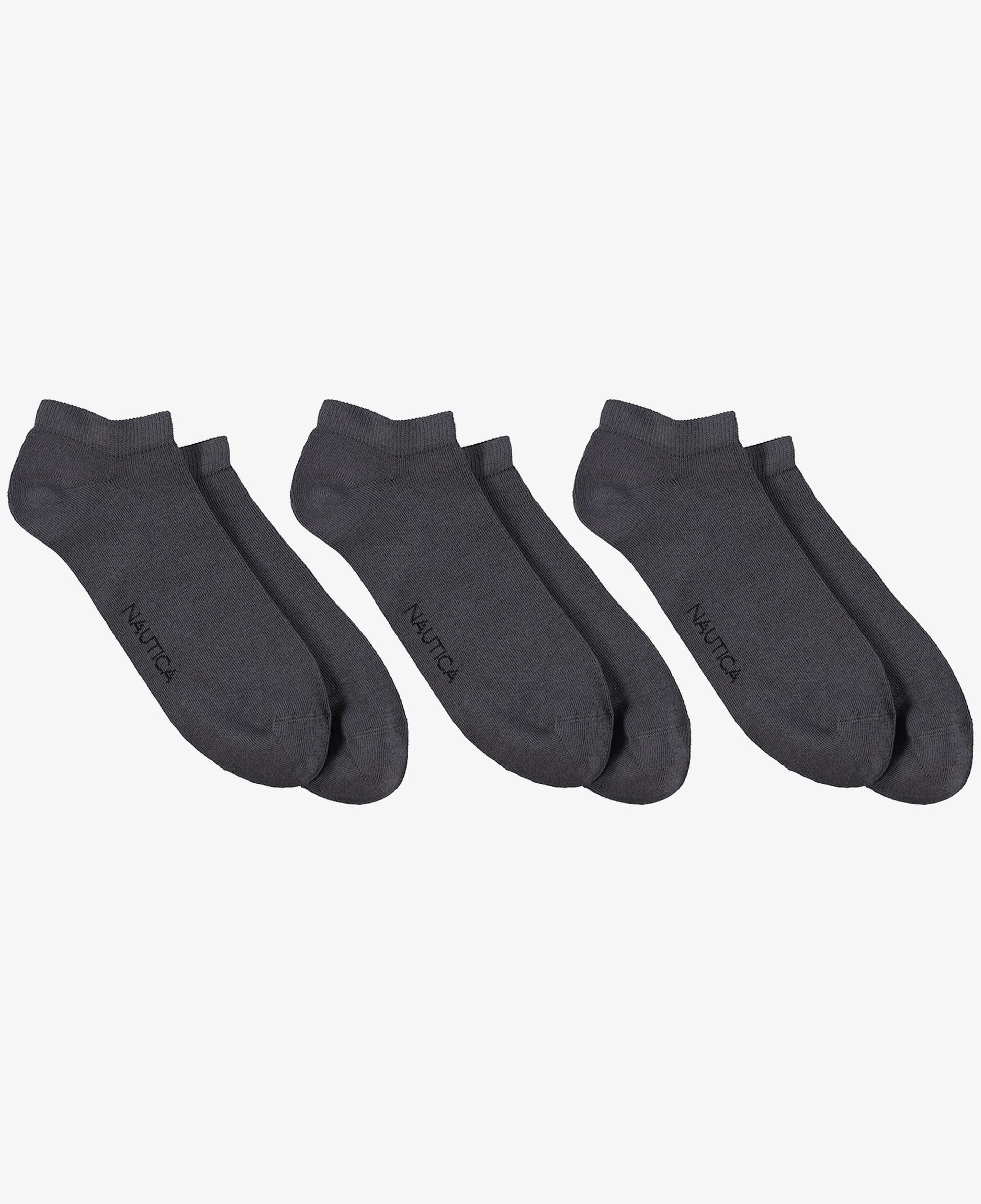 Nautica Unisex Gri 3'lü Çorap