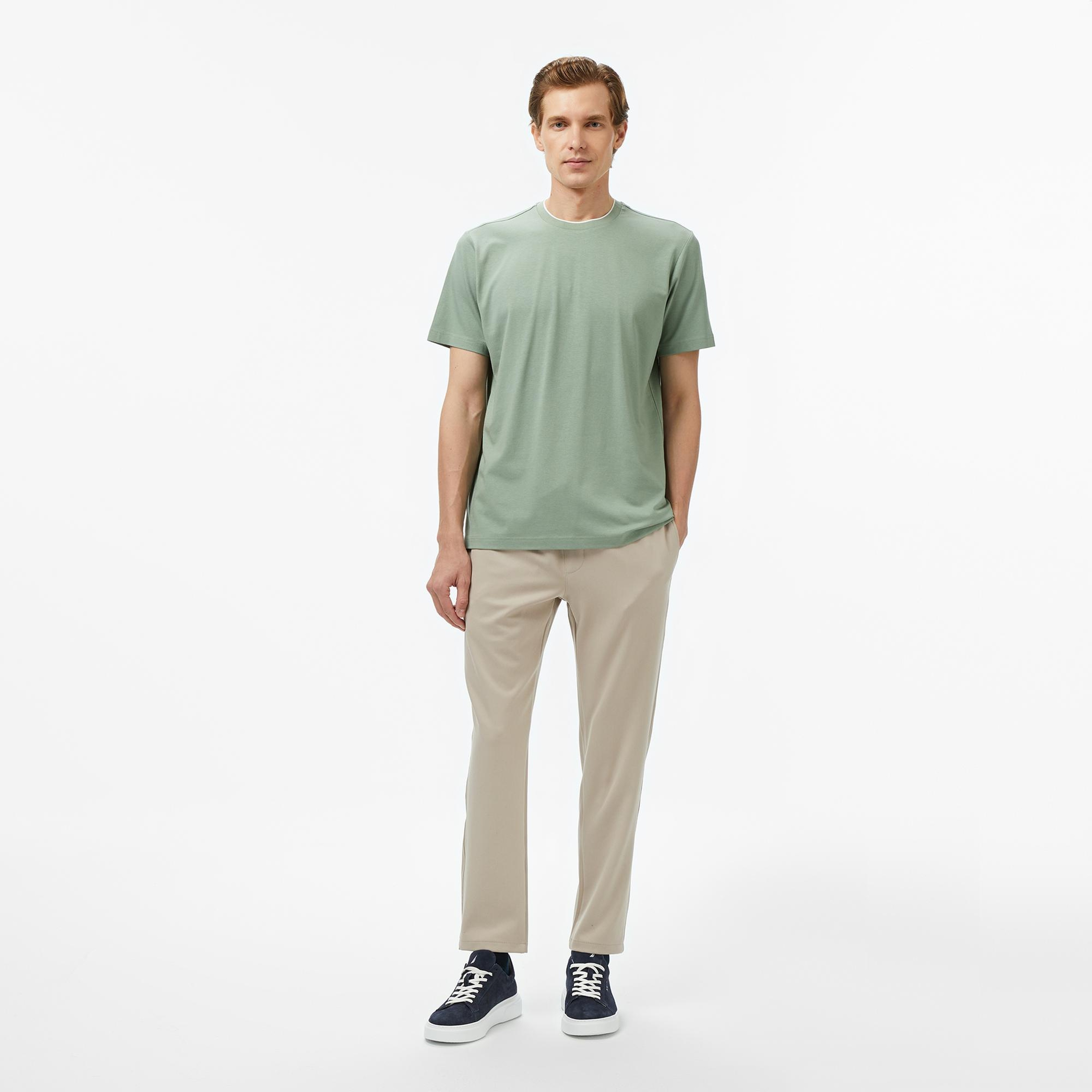 Nautica Erkek Yeşil Regular Fit T-Shirt