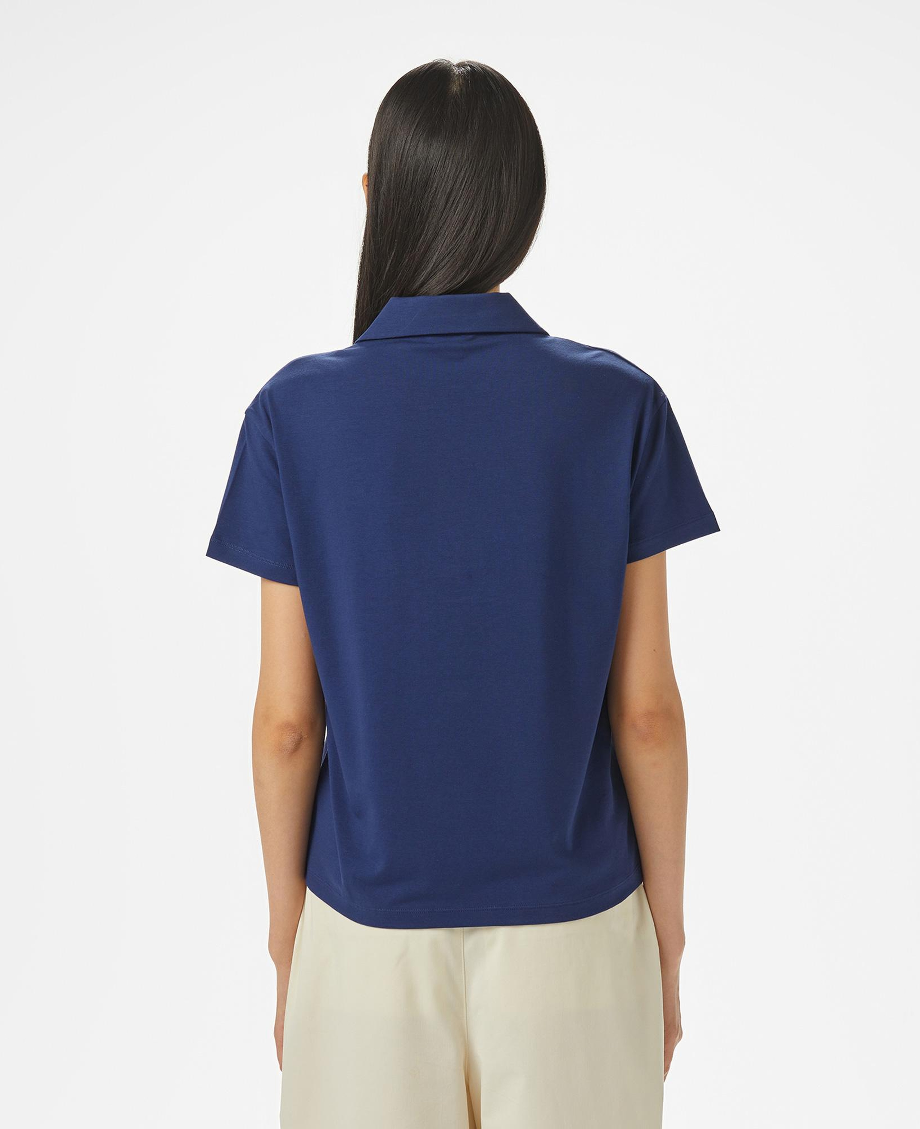 Nautica Kadın Lacivert Regular Fit Polo Yaka T-Shirt