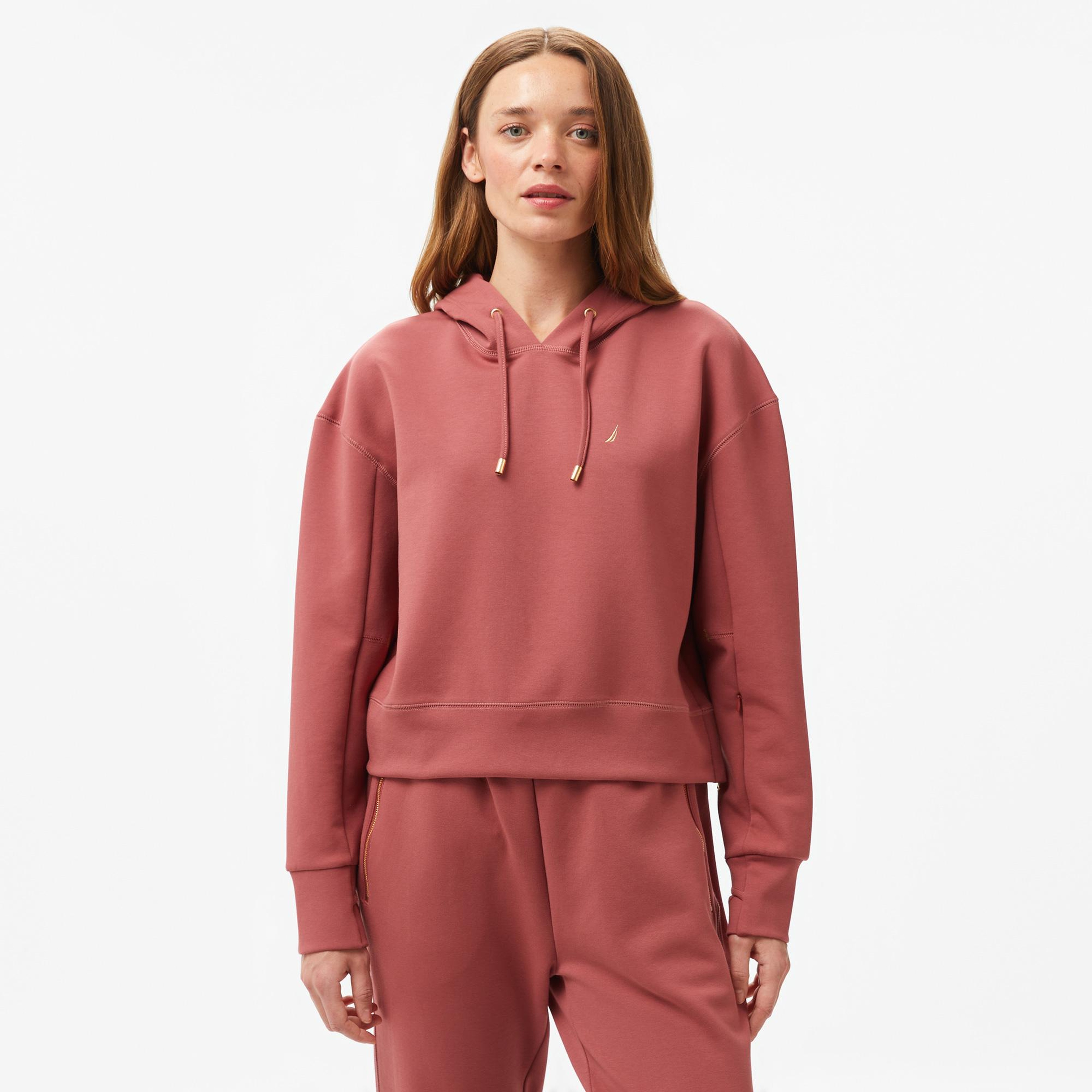 Nautica Kadın Pembe Regular Fit Hoodie