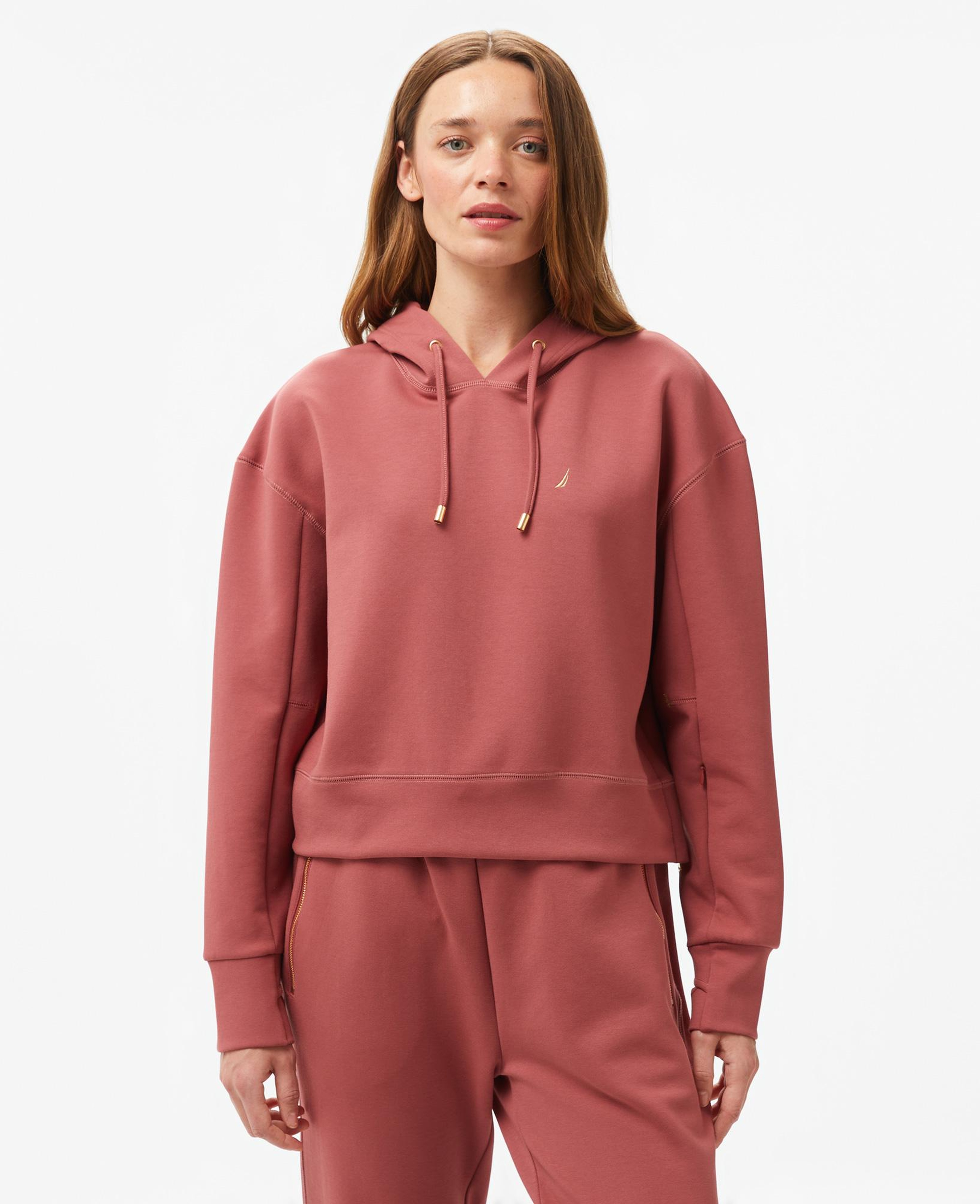 Nautica Kadın Pembe Regular Fit Hoodie