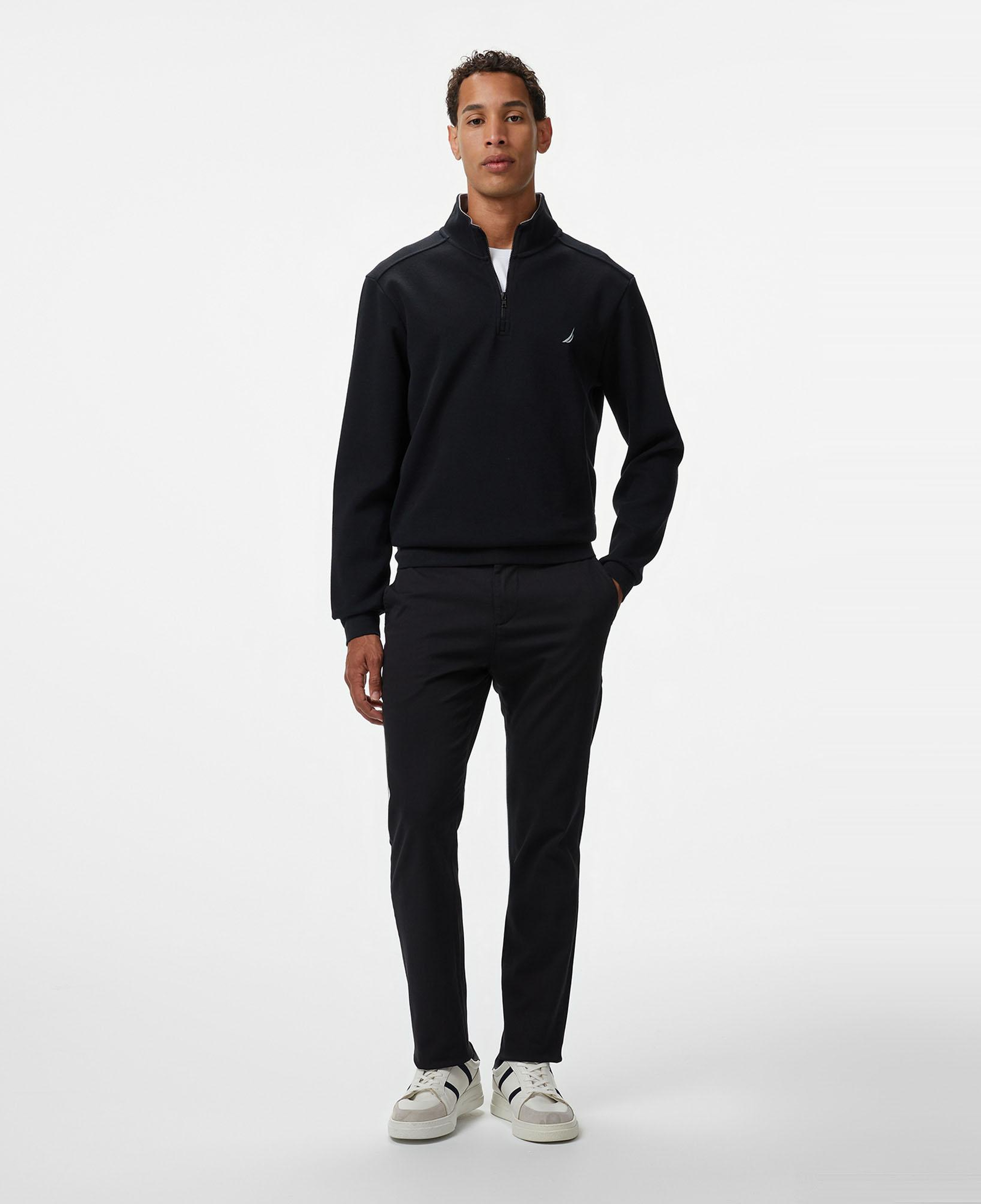 Nautica Erkek Siyah Regular Fit Sweatshirt