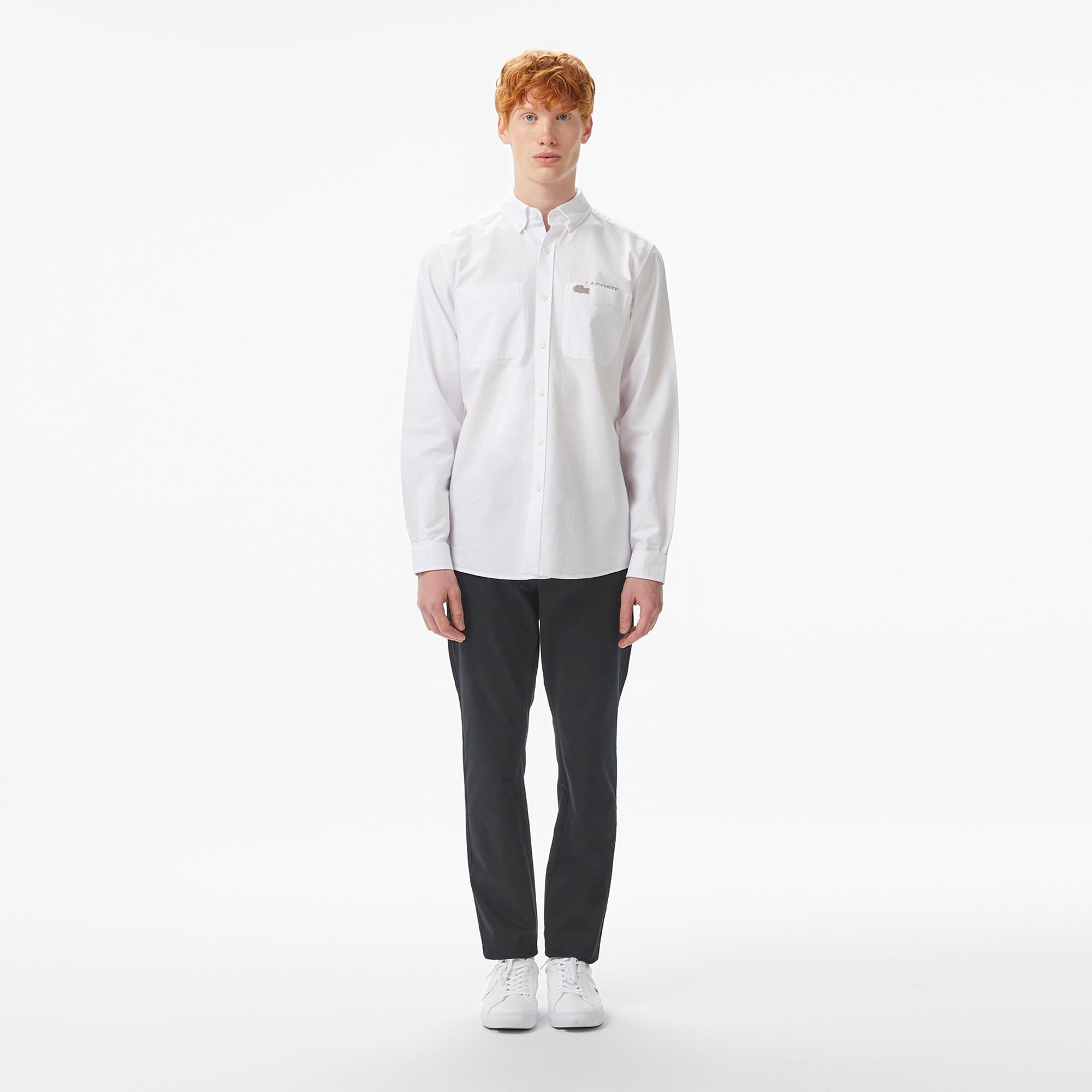 Lacoste Erkek Slim Fit Siyah Chino Pantolon