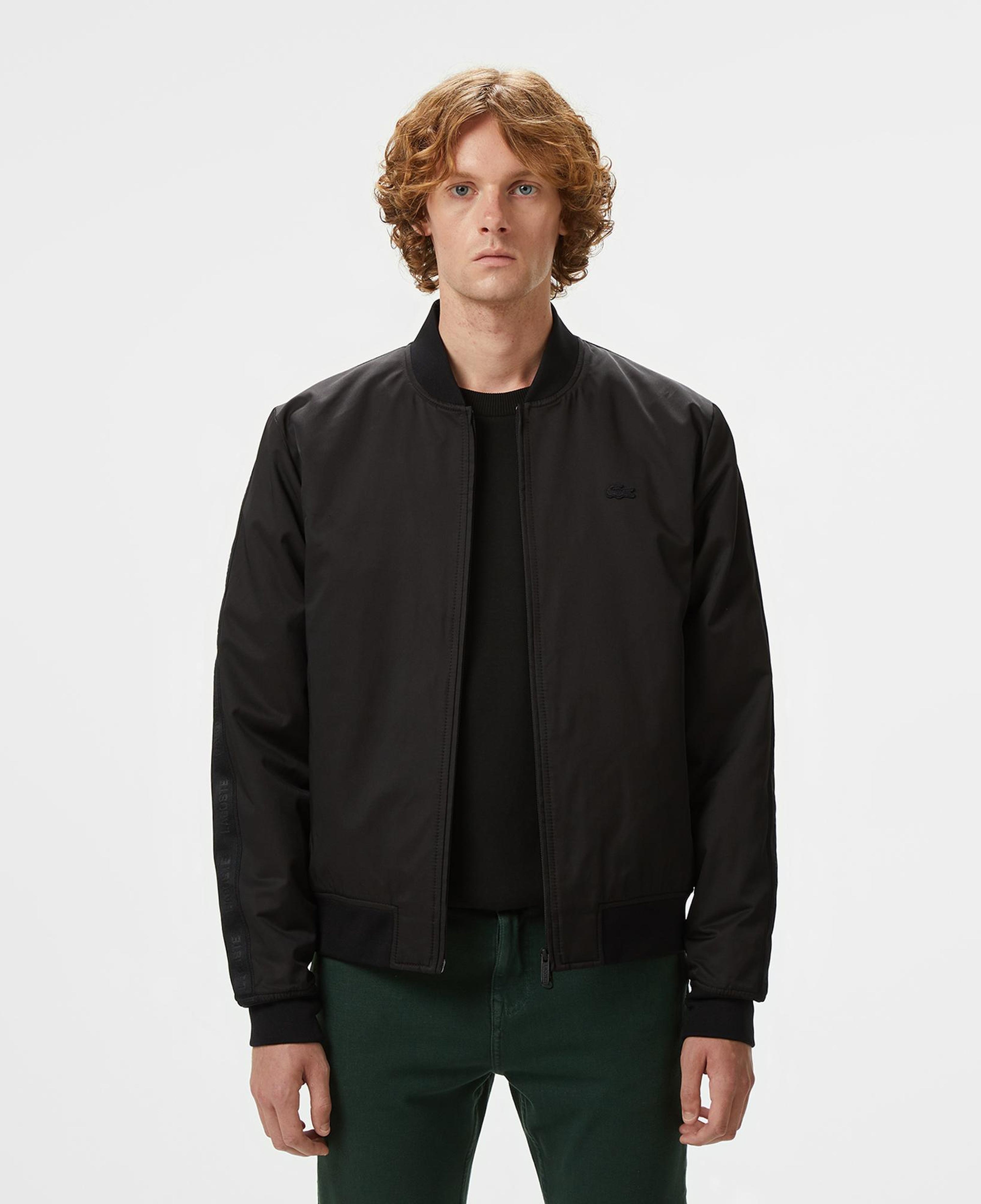 Lacoste Erkek Dik Yaka Siyah Bomber Ceket
