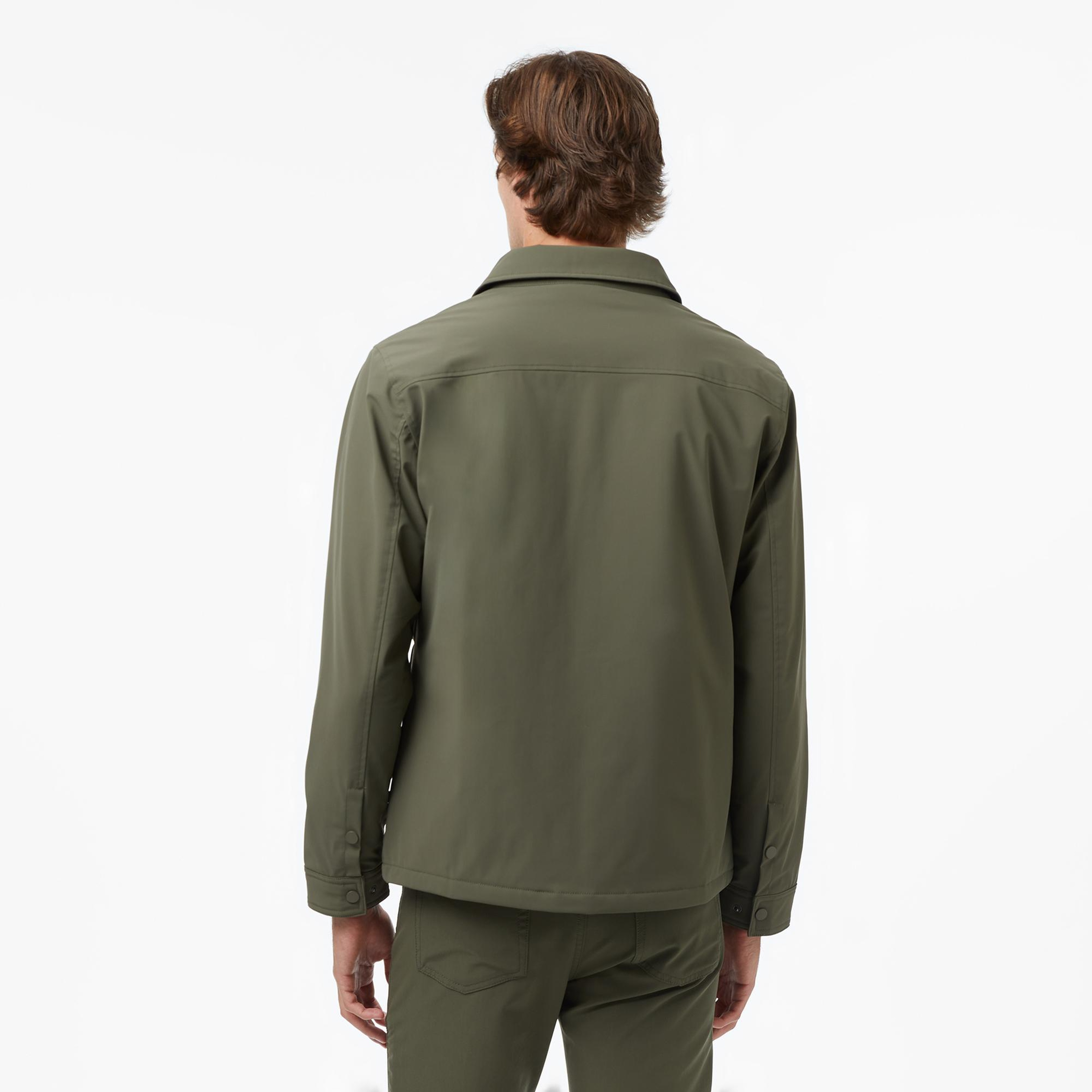 Nautica Erkek Yeşil Regular Fit Su Geçirmez Mont