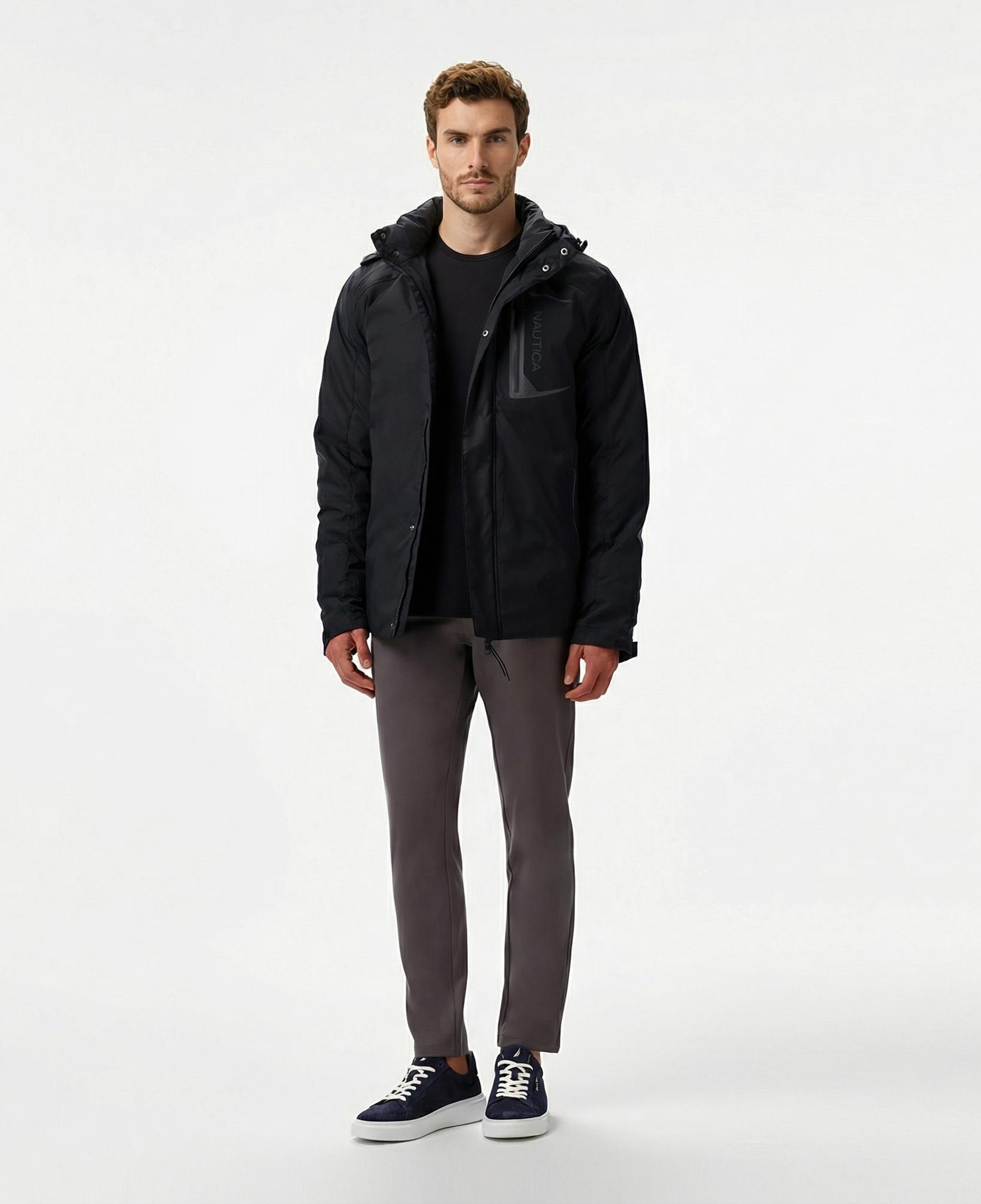 Nautica Erkek Siyah Mont