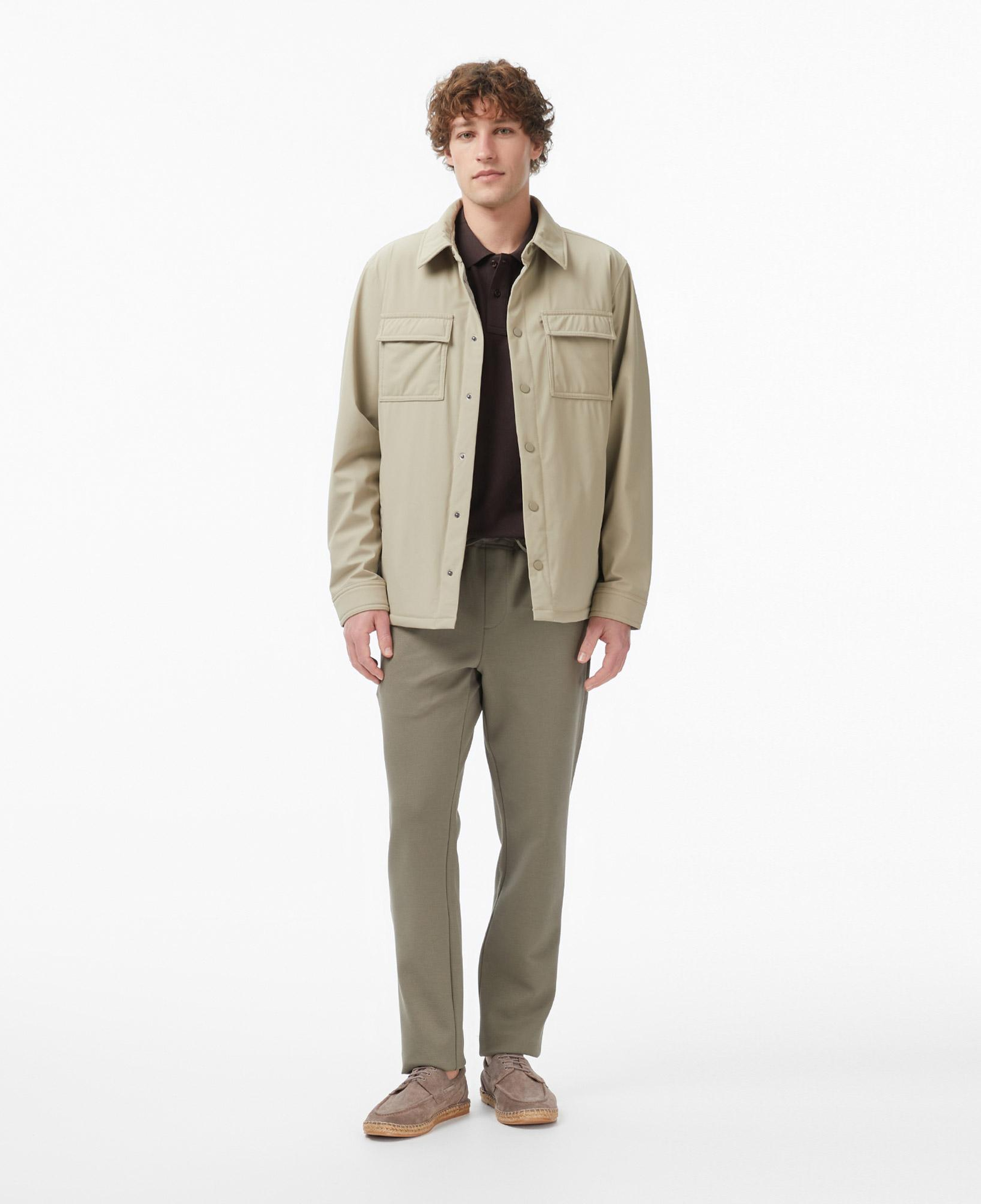 Nautica Erkek Bej Regular Fit Su Geçirmez Ceket