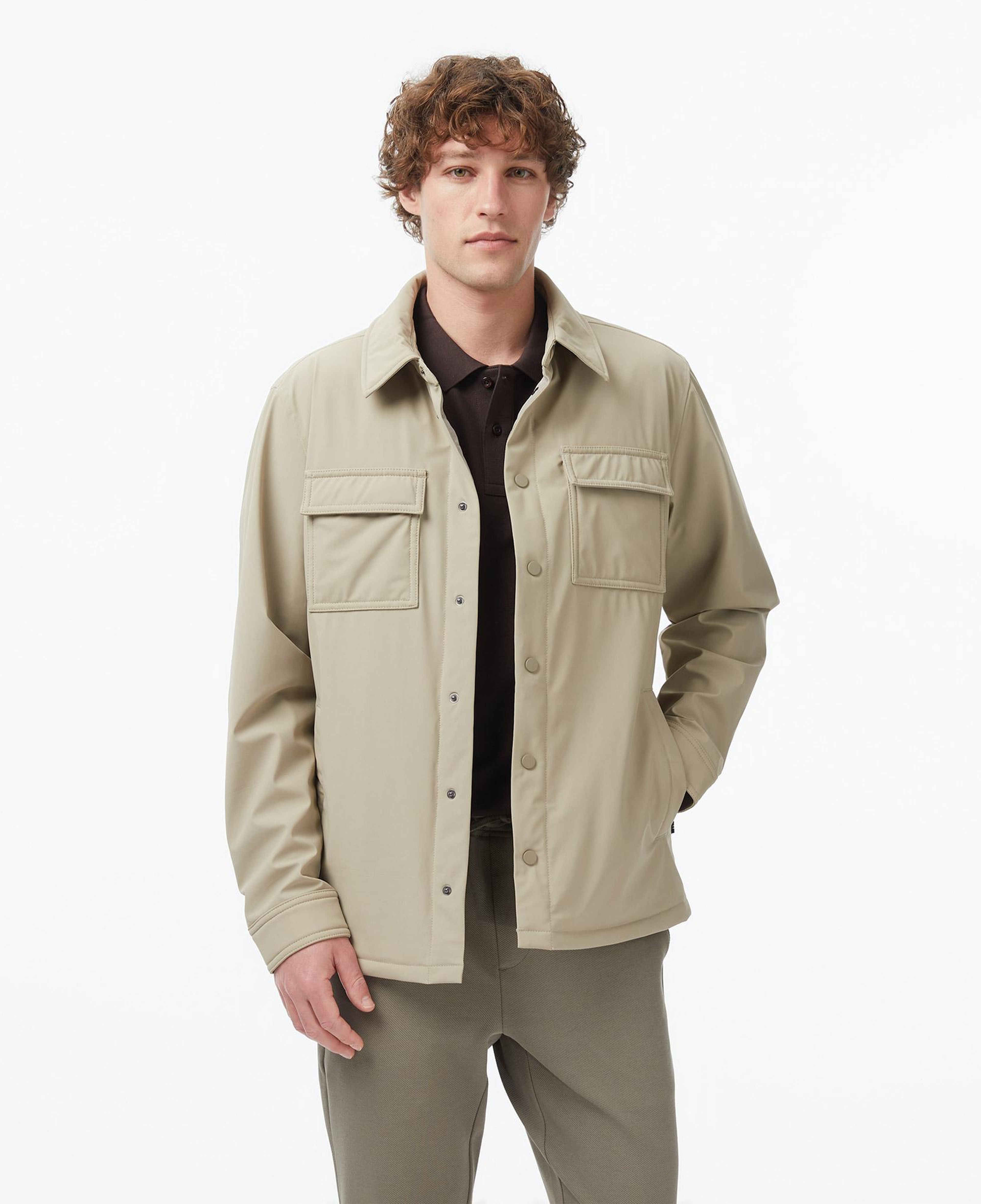Nautica Erkek Bej Regular Fit Su Geçirmez Ceket