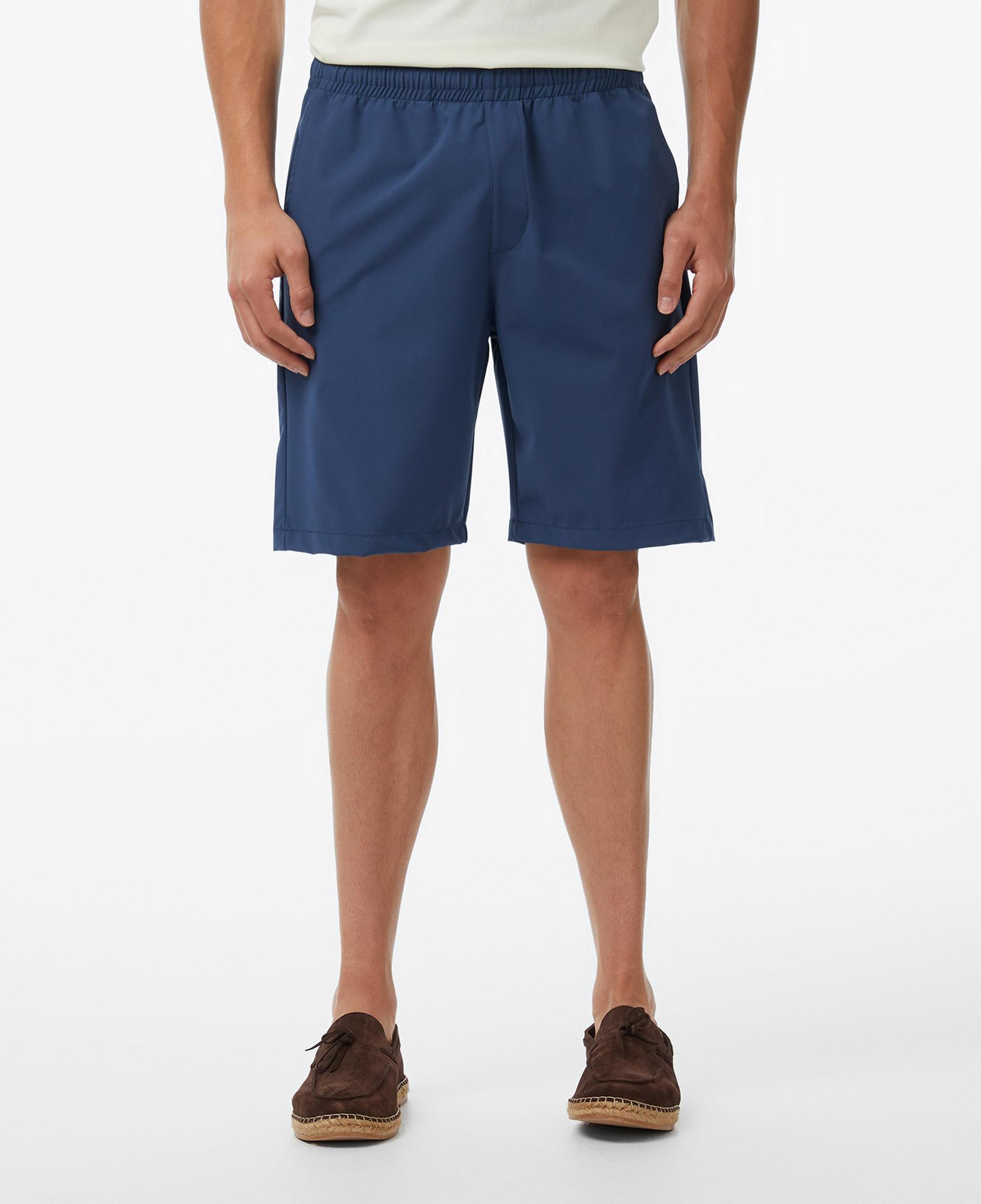 Nautica Erkek Mavi Regular Fit Su İtici Şort