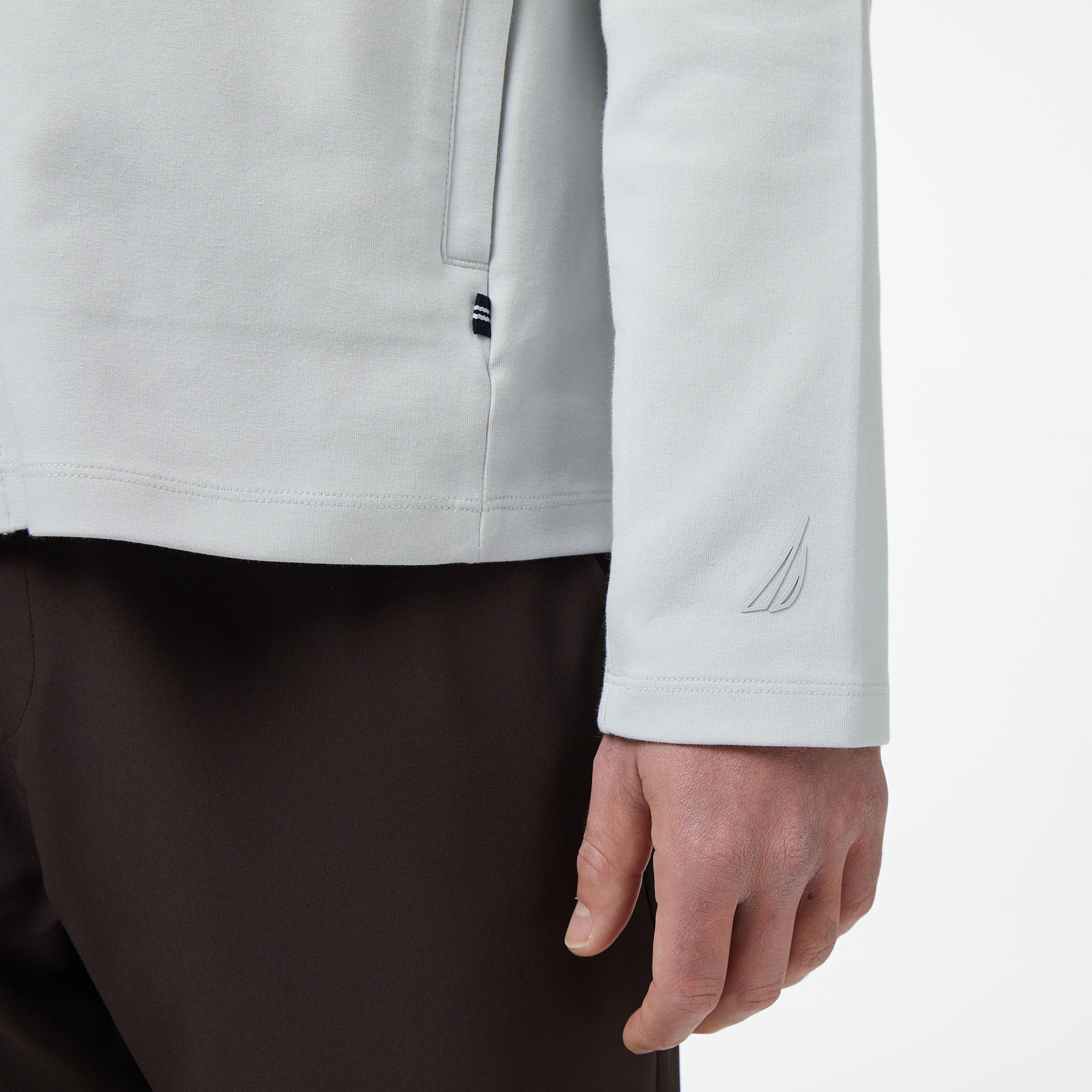 Nautica Erkek Gri Regular Fit Dik Yaka Sweatshirt
