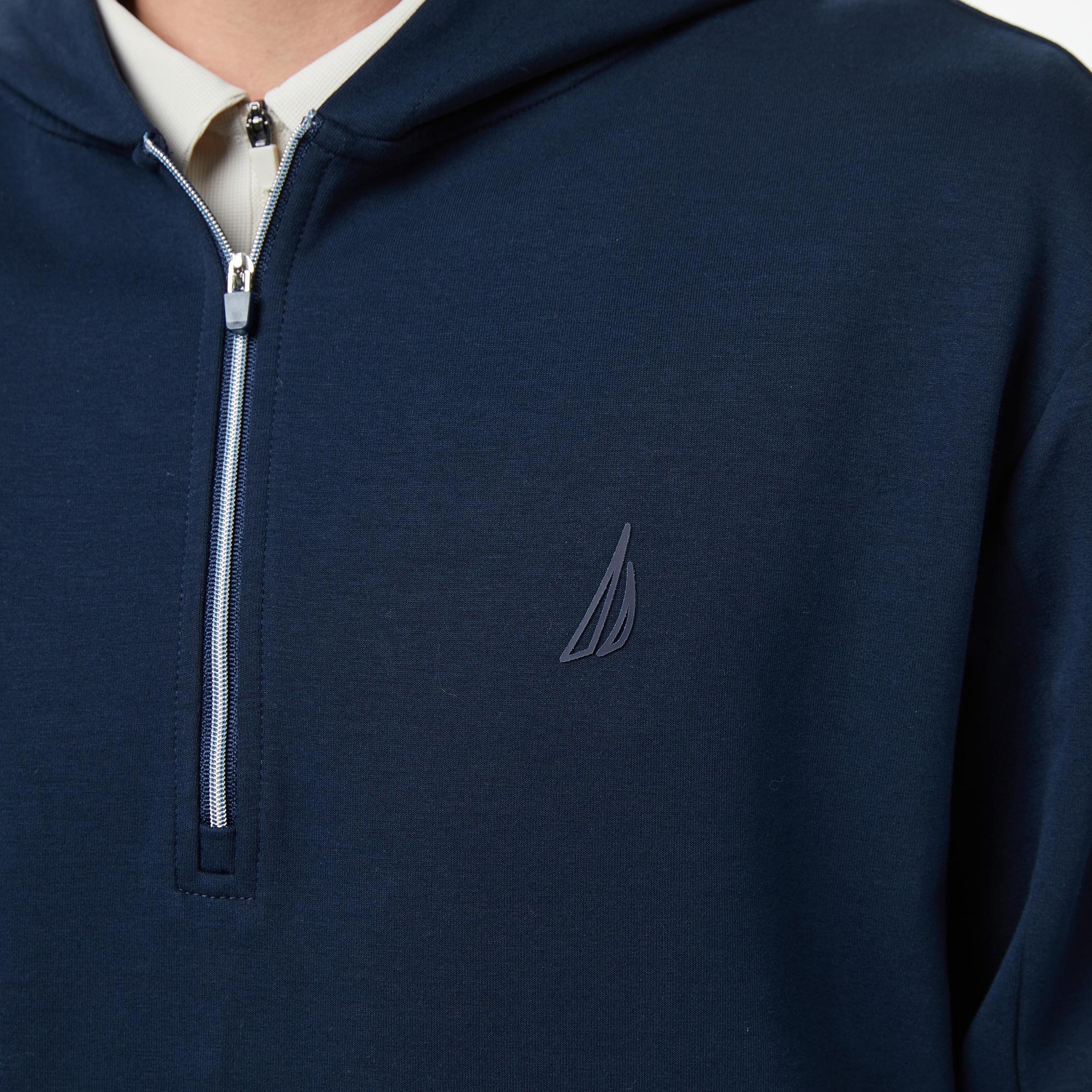 Nautica Erkek Lacivert Regular Fit Kapüşonlu Sweatshirt
