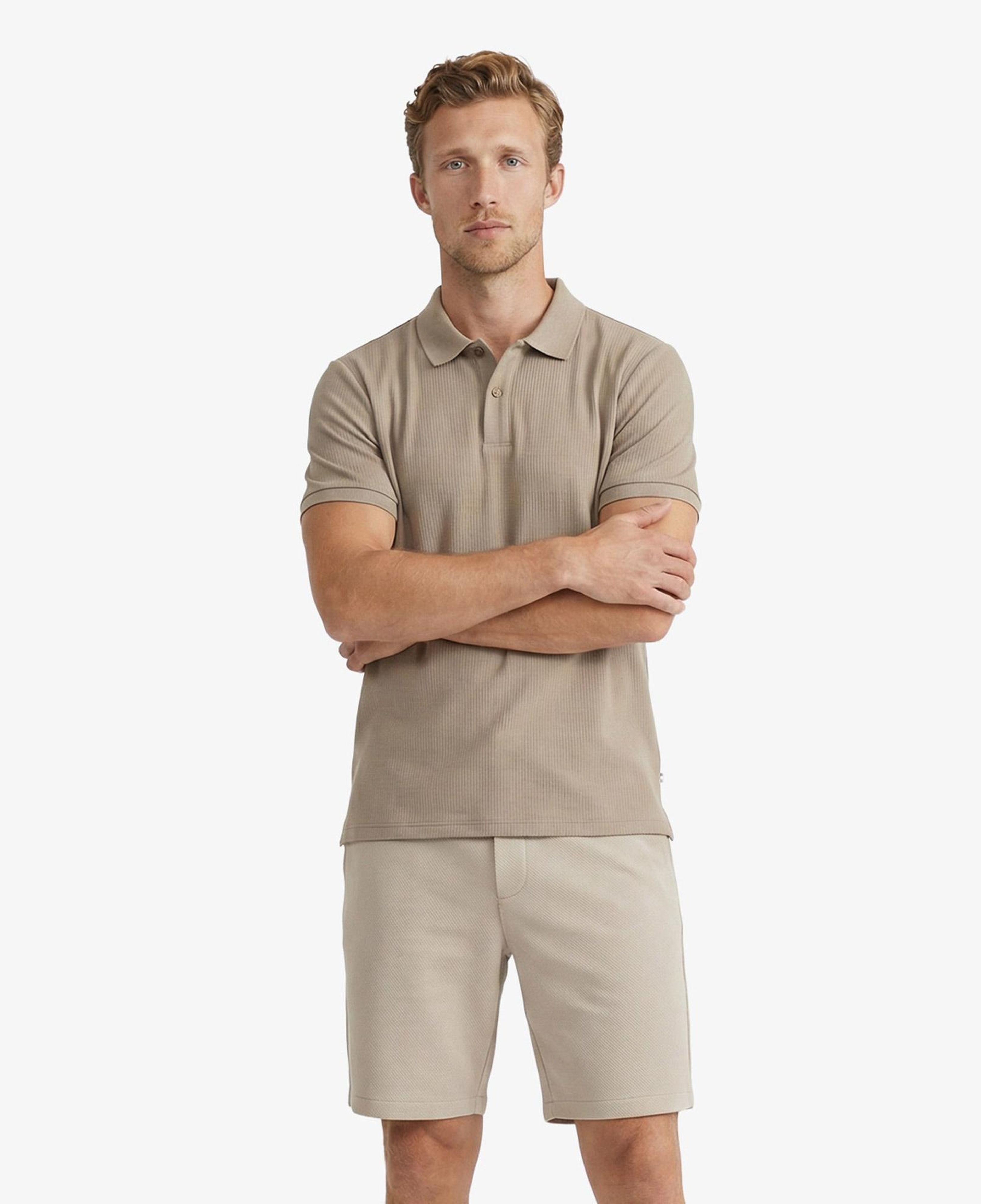 Nautica Erkek Bej Regular Fit Polo Yaka T-Shirt