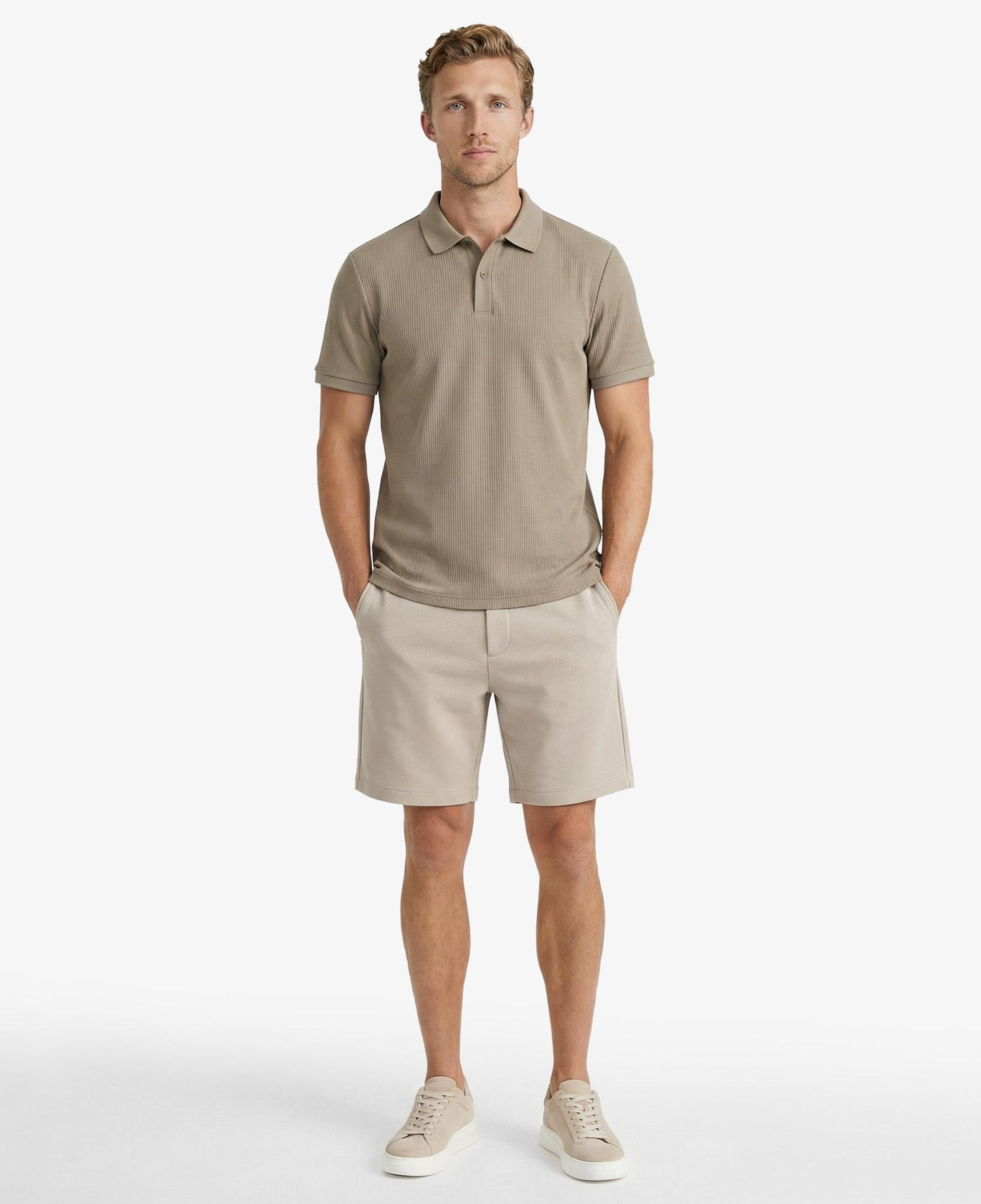 Nautica Erkek Bej Regular Fit Polo Yaka T-Shirt