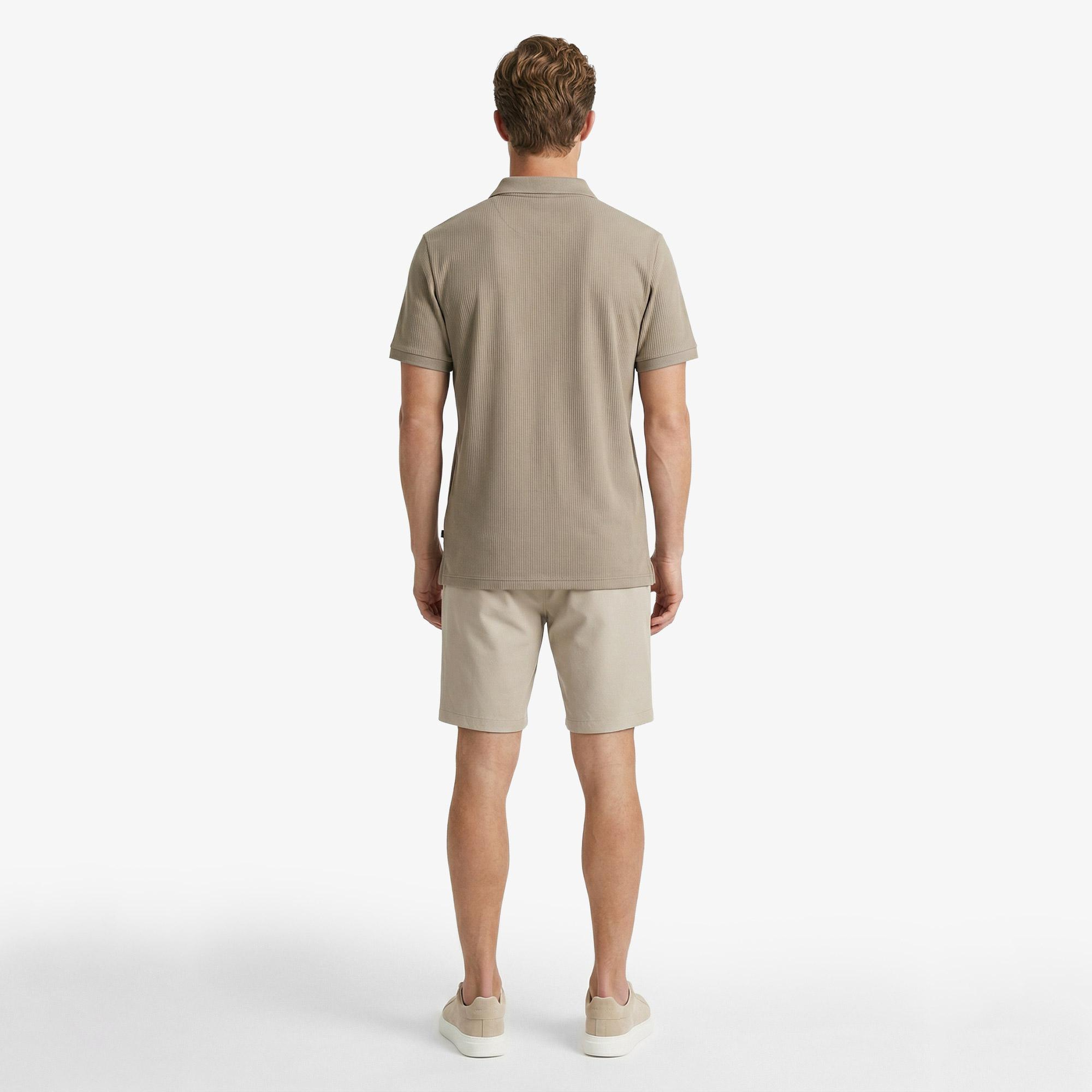 Nautica Erkek Bej Regular Fit Polo Yaka T-Shirt