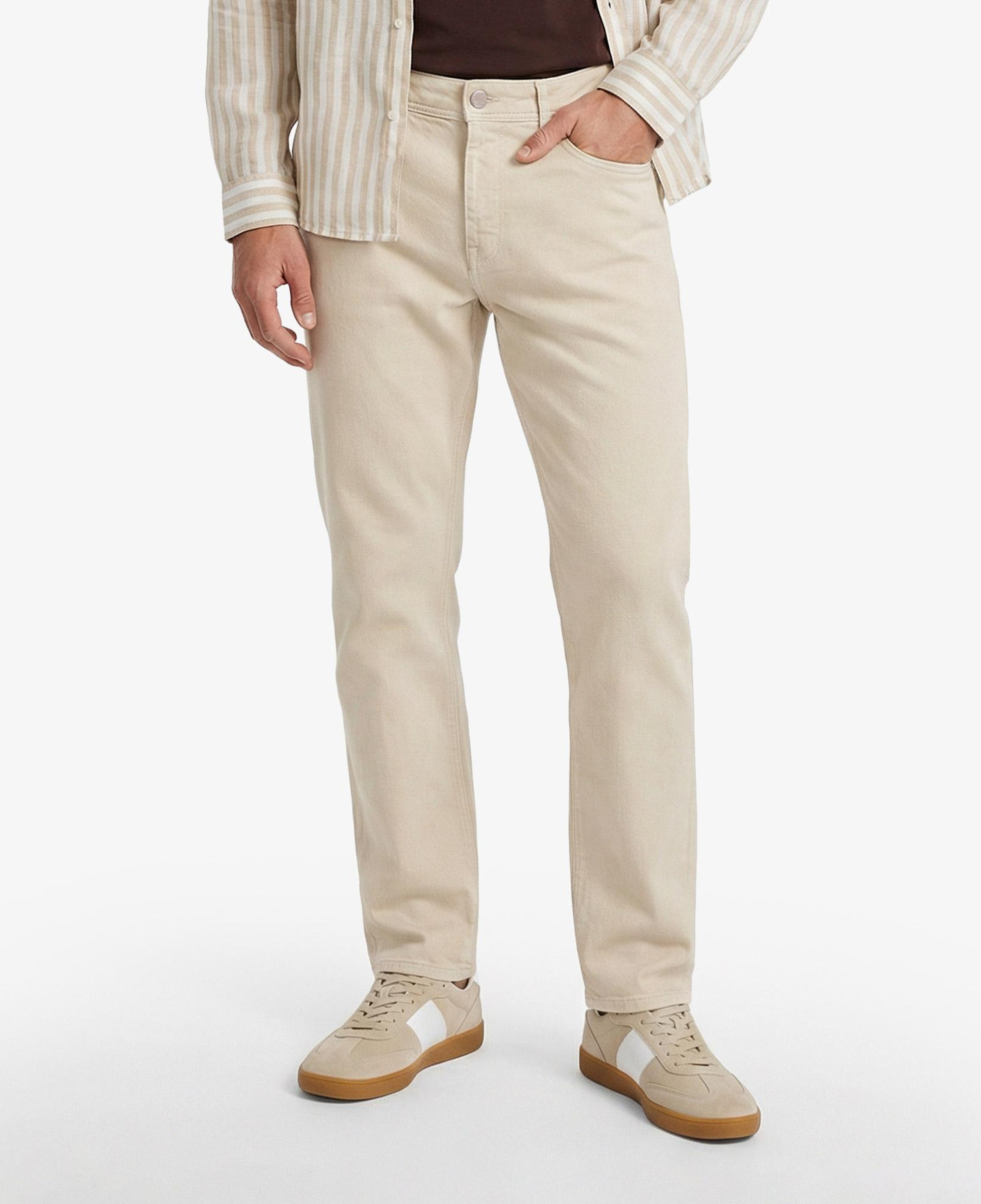 Nautica Erkek Krem Tapered Denim Pantolon