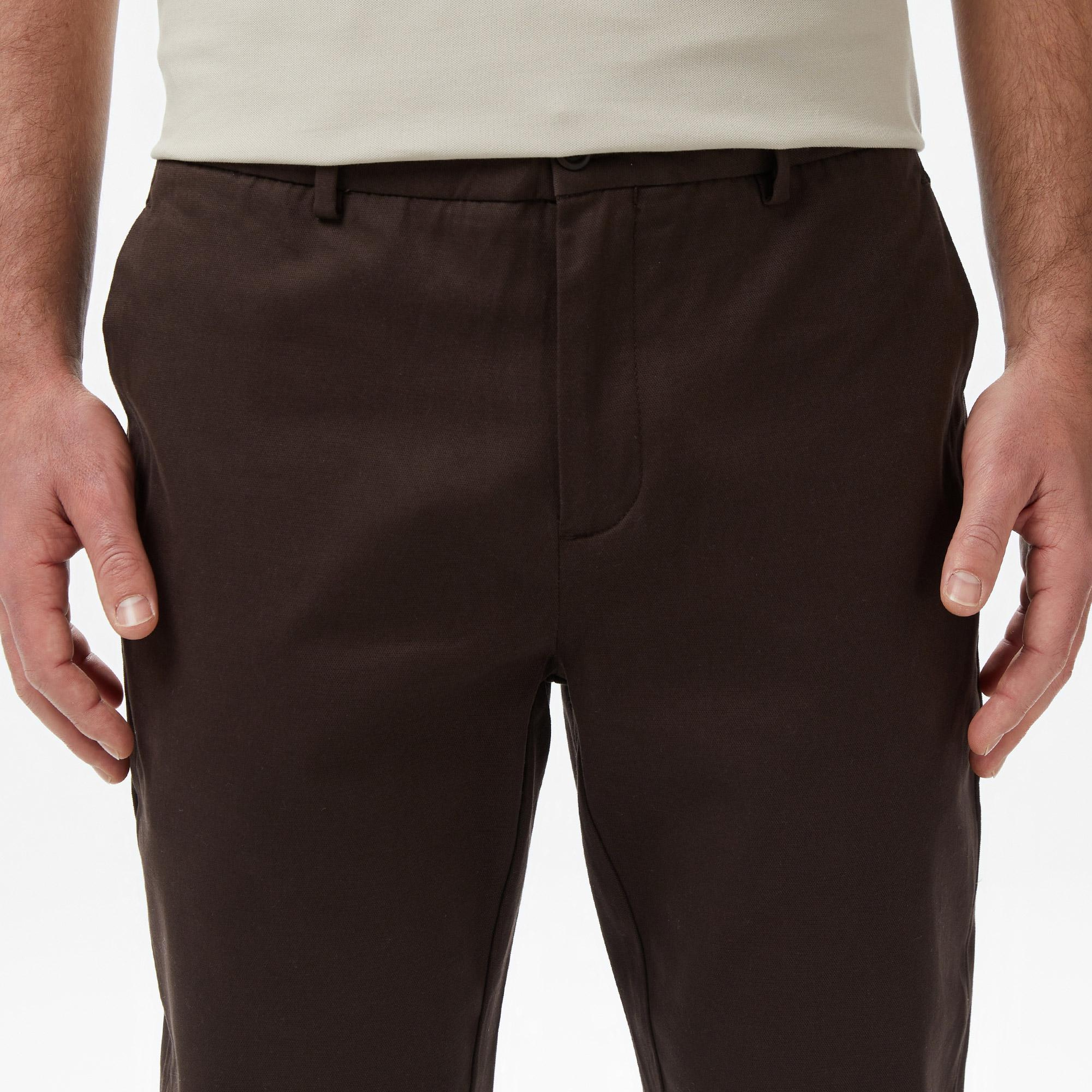 Nautica Erkek Kahverengi Tapered Pantolon