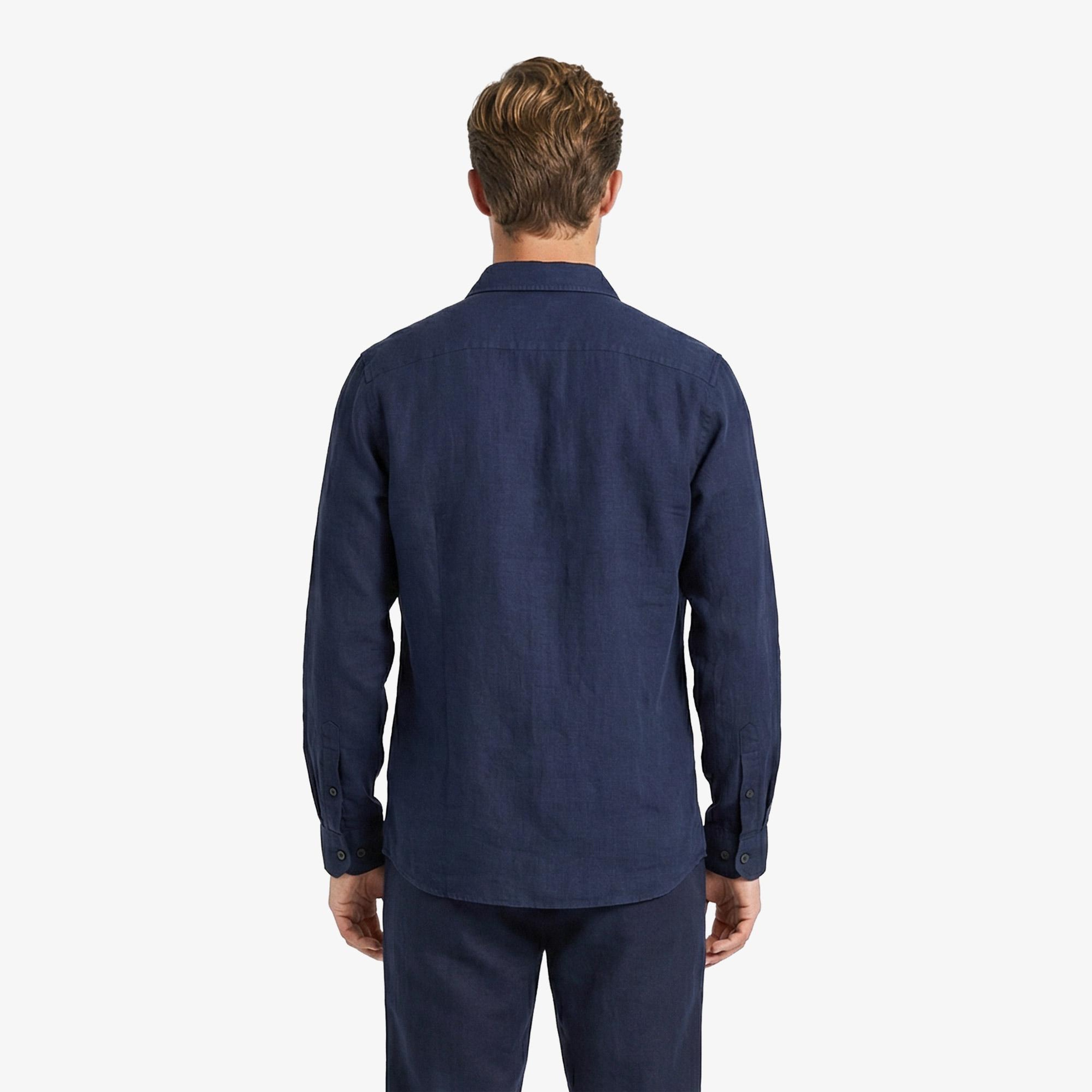 Nautica Erkek Lacivert Regular Fit Gömlek