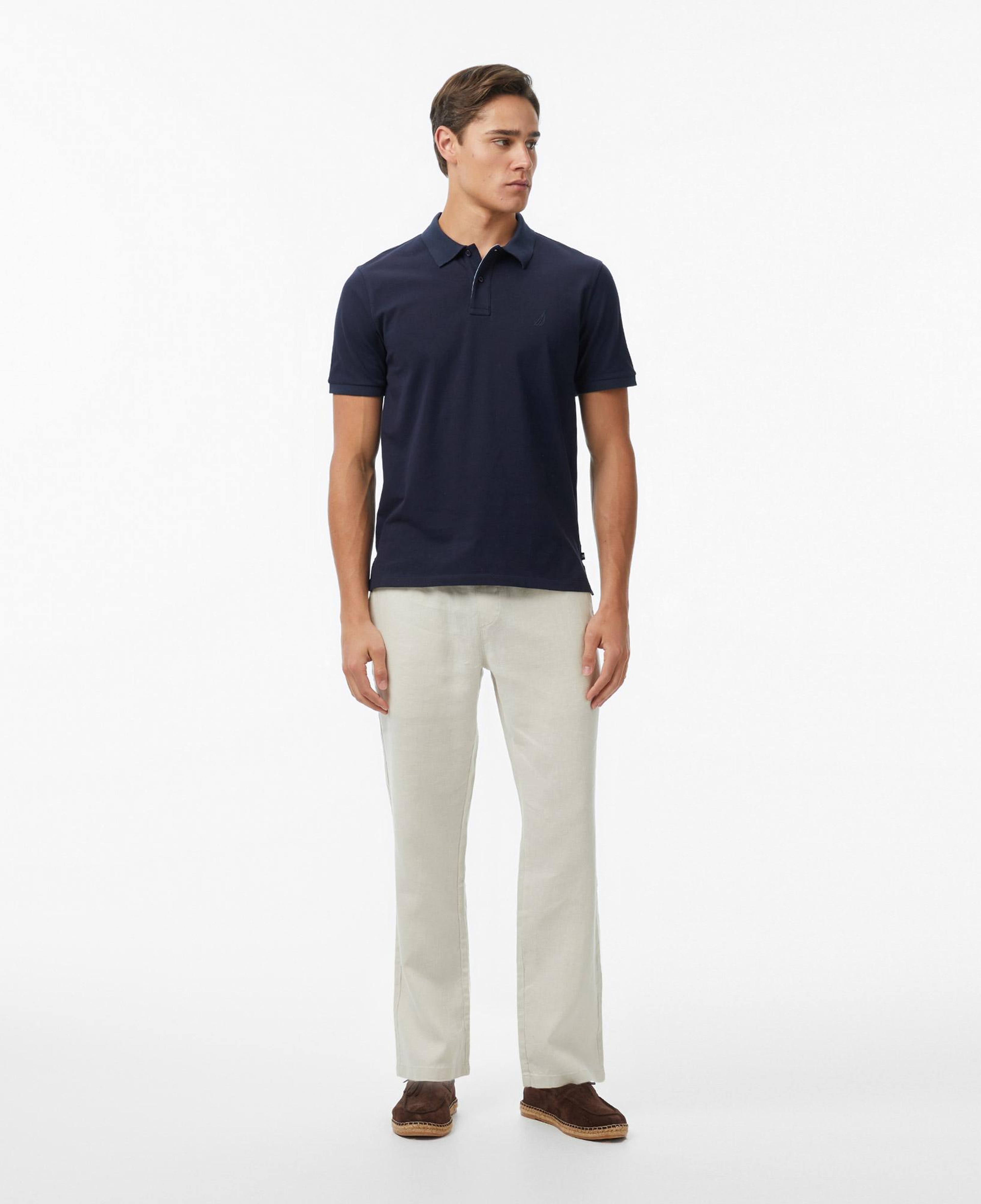 Nautica Erkek Lacivert Regular Fit Polo Yaka T-Shirt