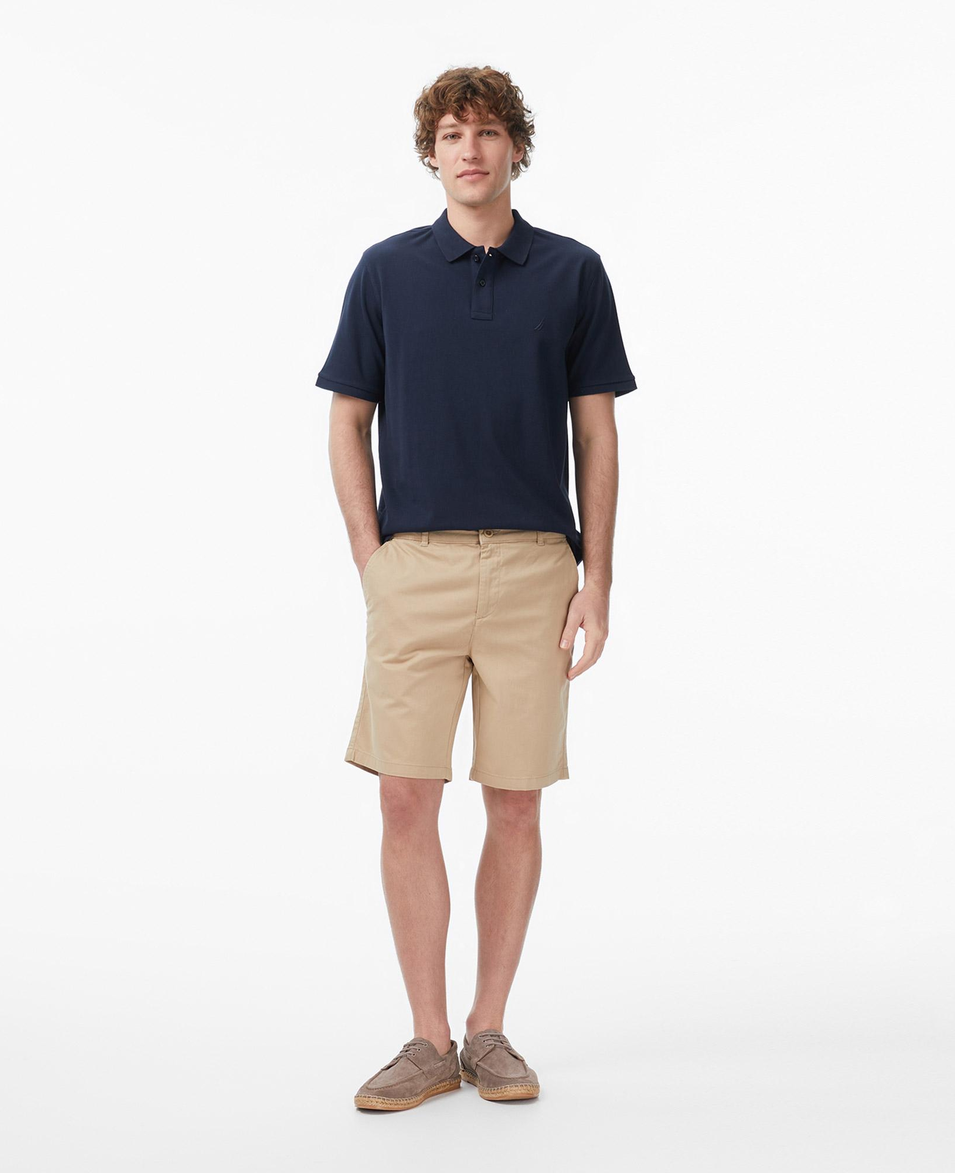 Nautica Erkek Bej Regular Fit Chino Şort