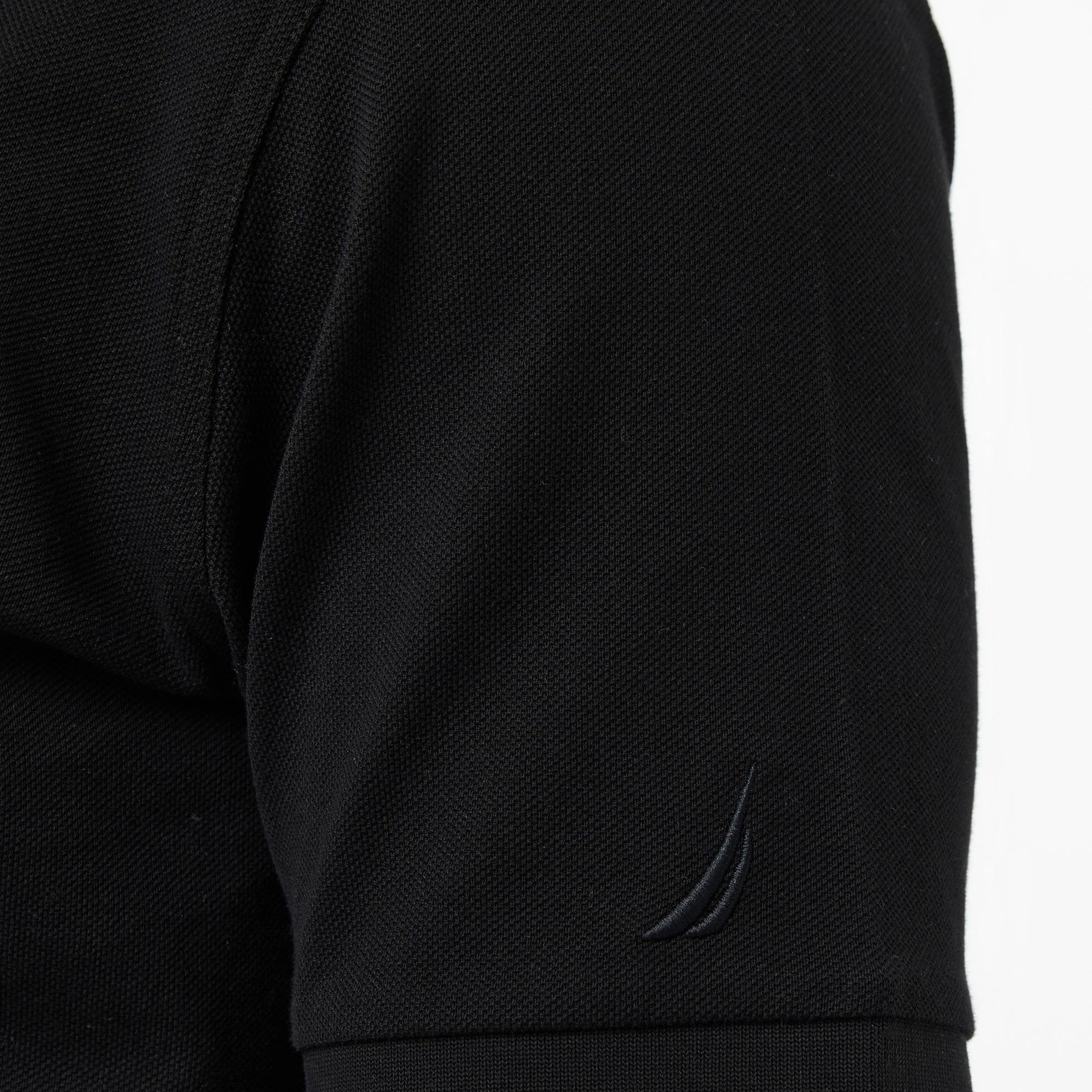 Nautica Erkek Siyah Regular Fit Polo Yaka T-Shirt