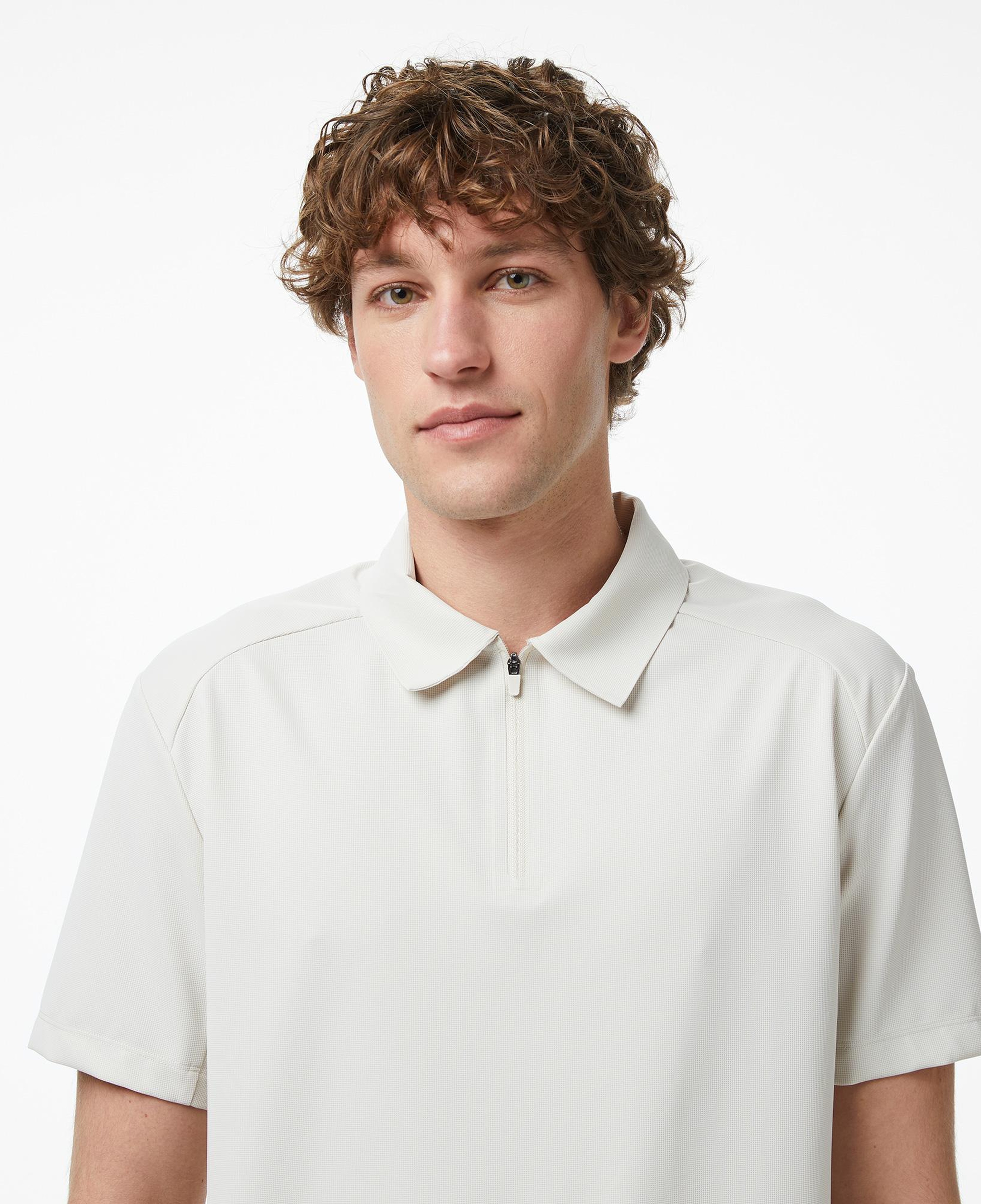 Nautica Erkek Krem Regular Fit Polo Yaka T-Shirt