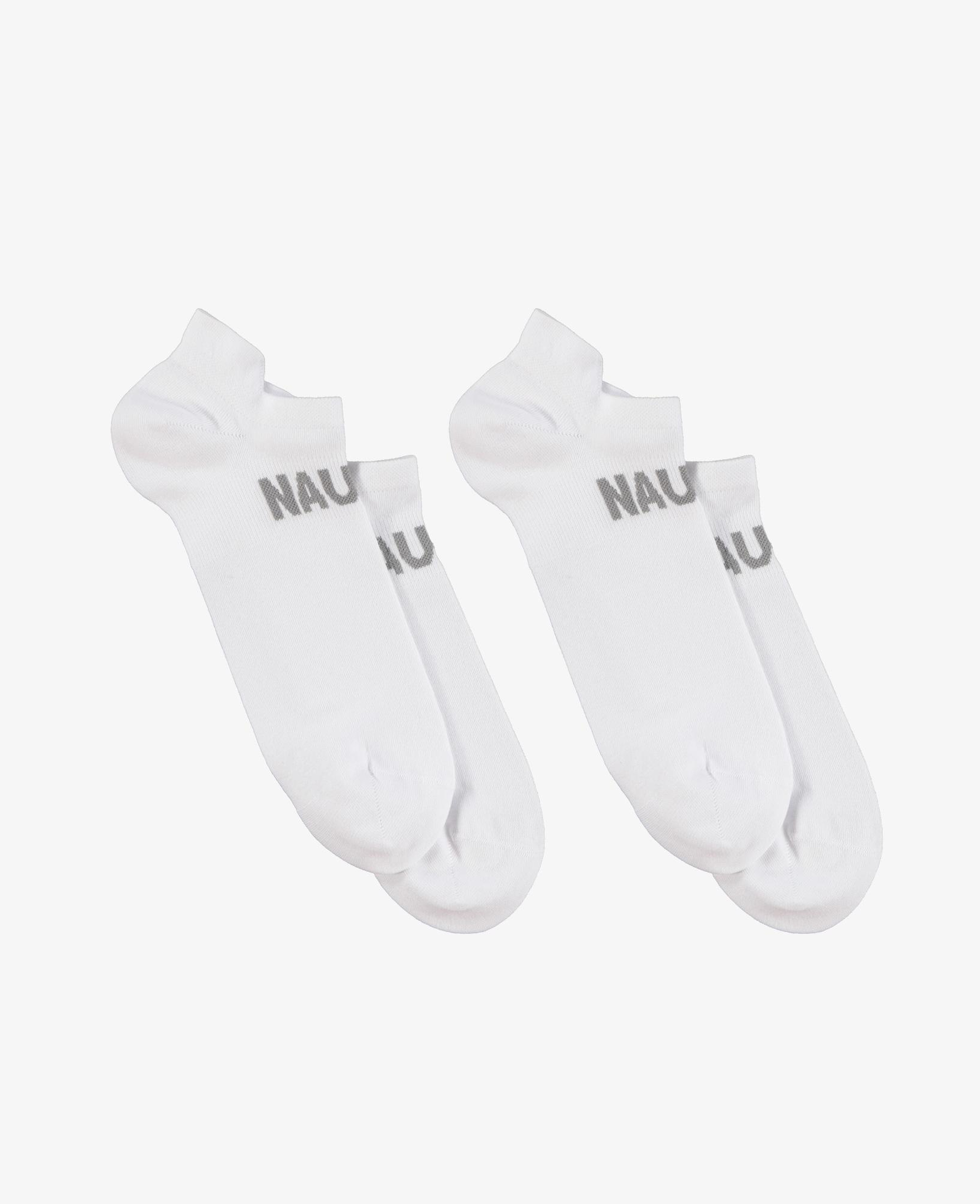 Nautica Unisex Beyaz 2'li Çorap