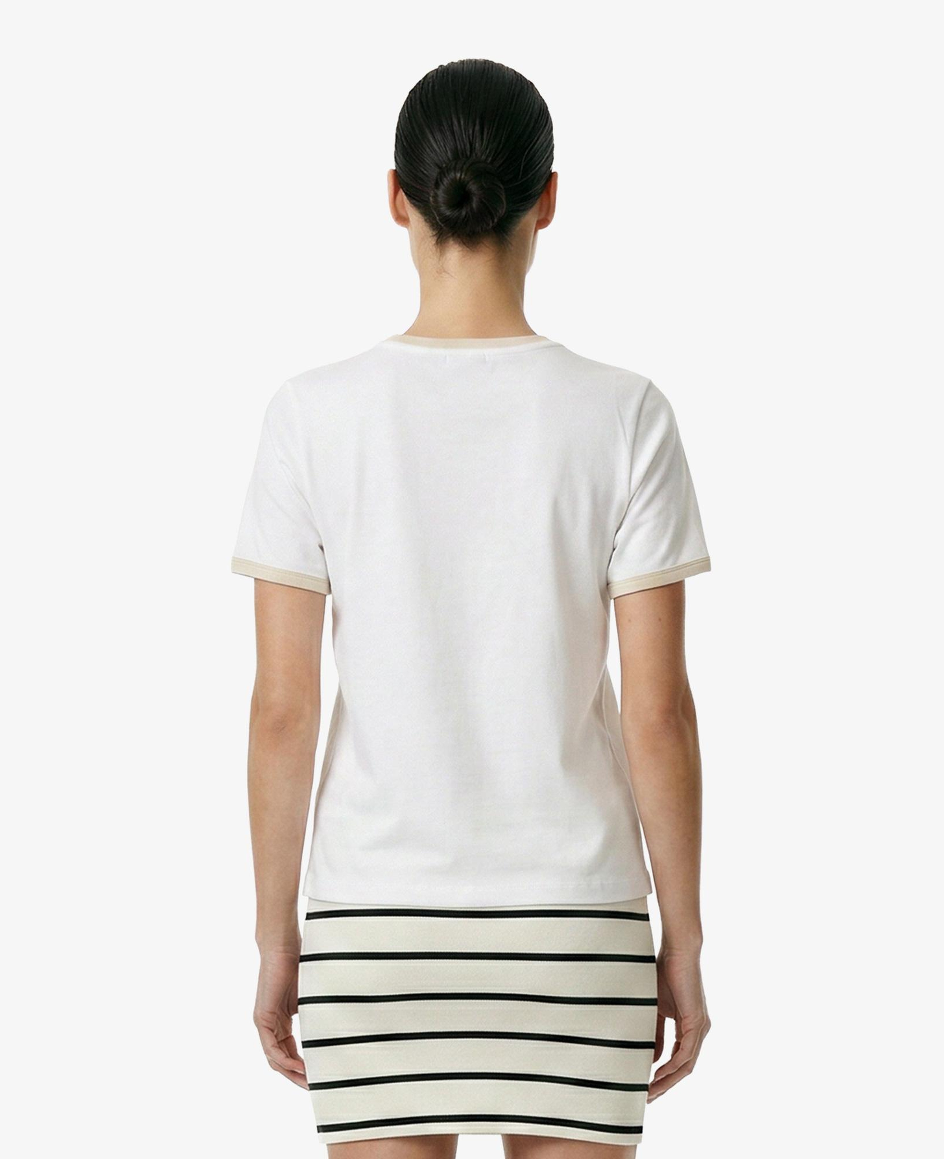 Nautica Kadın Beyaz Slim Fit T-Shirt