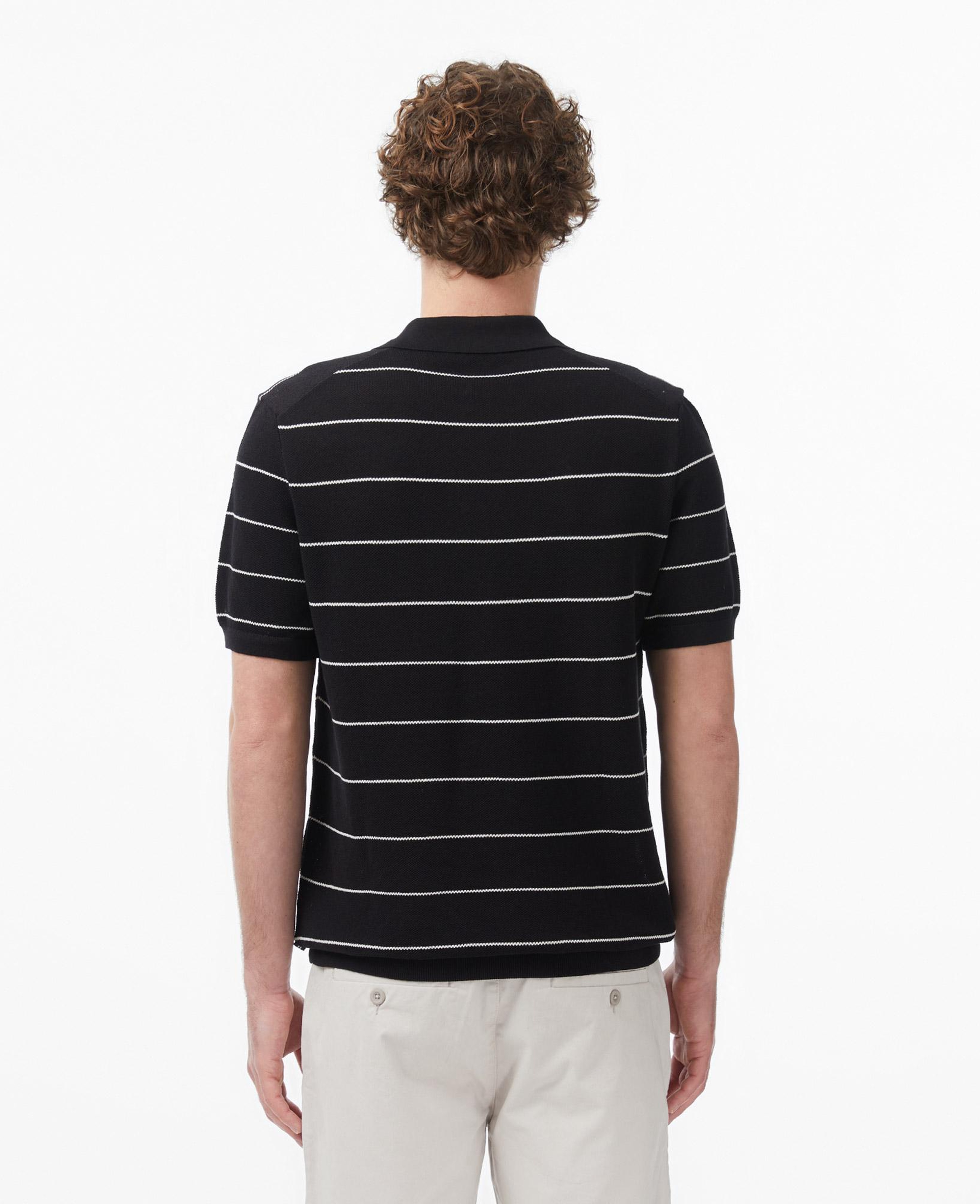 Nautica Erkek Siyah Regular Fit Uzun Kollu Çizgili Triko