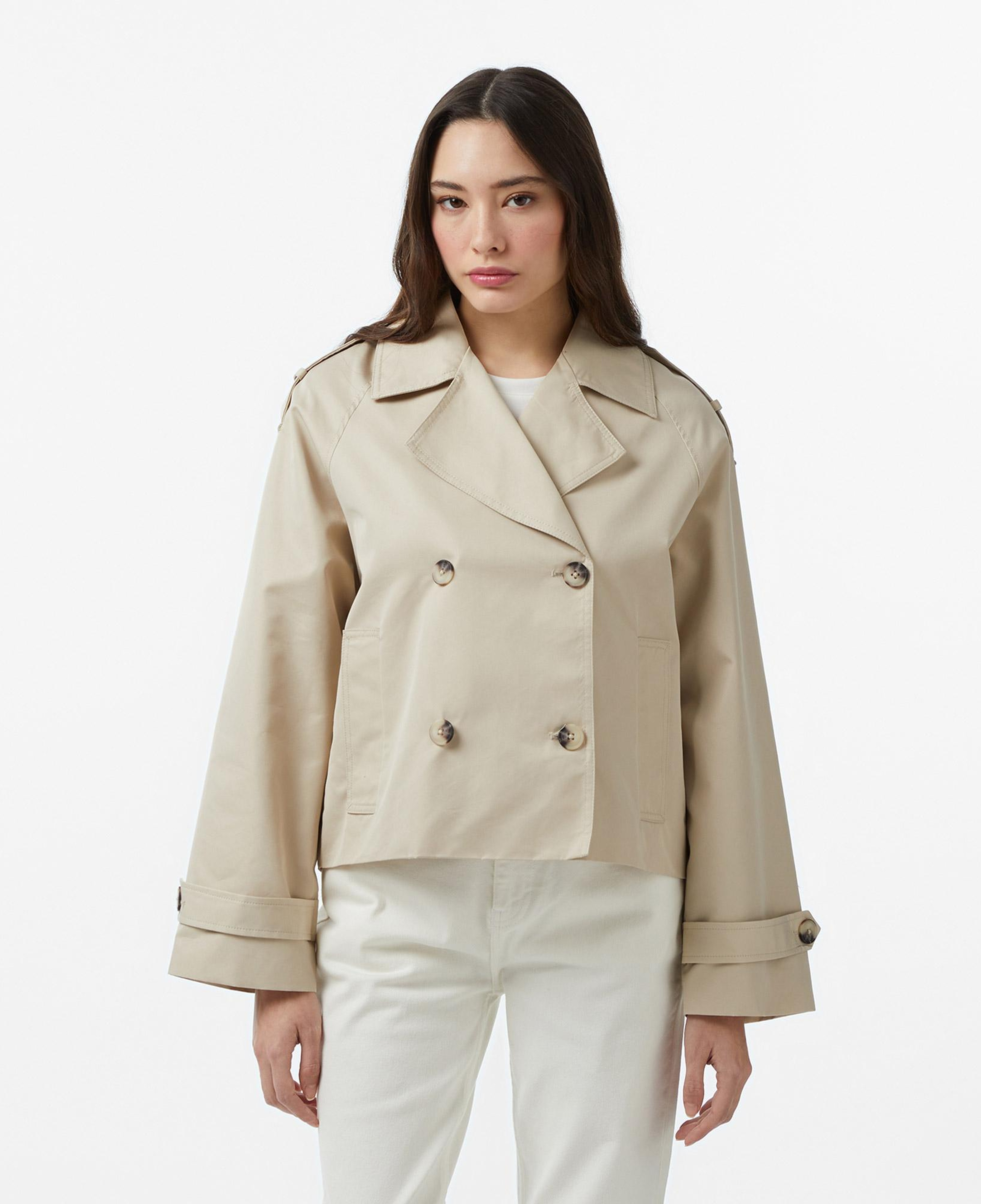 Nautica Kadın Bej Regular Fit Trençkot