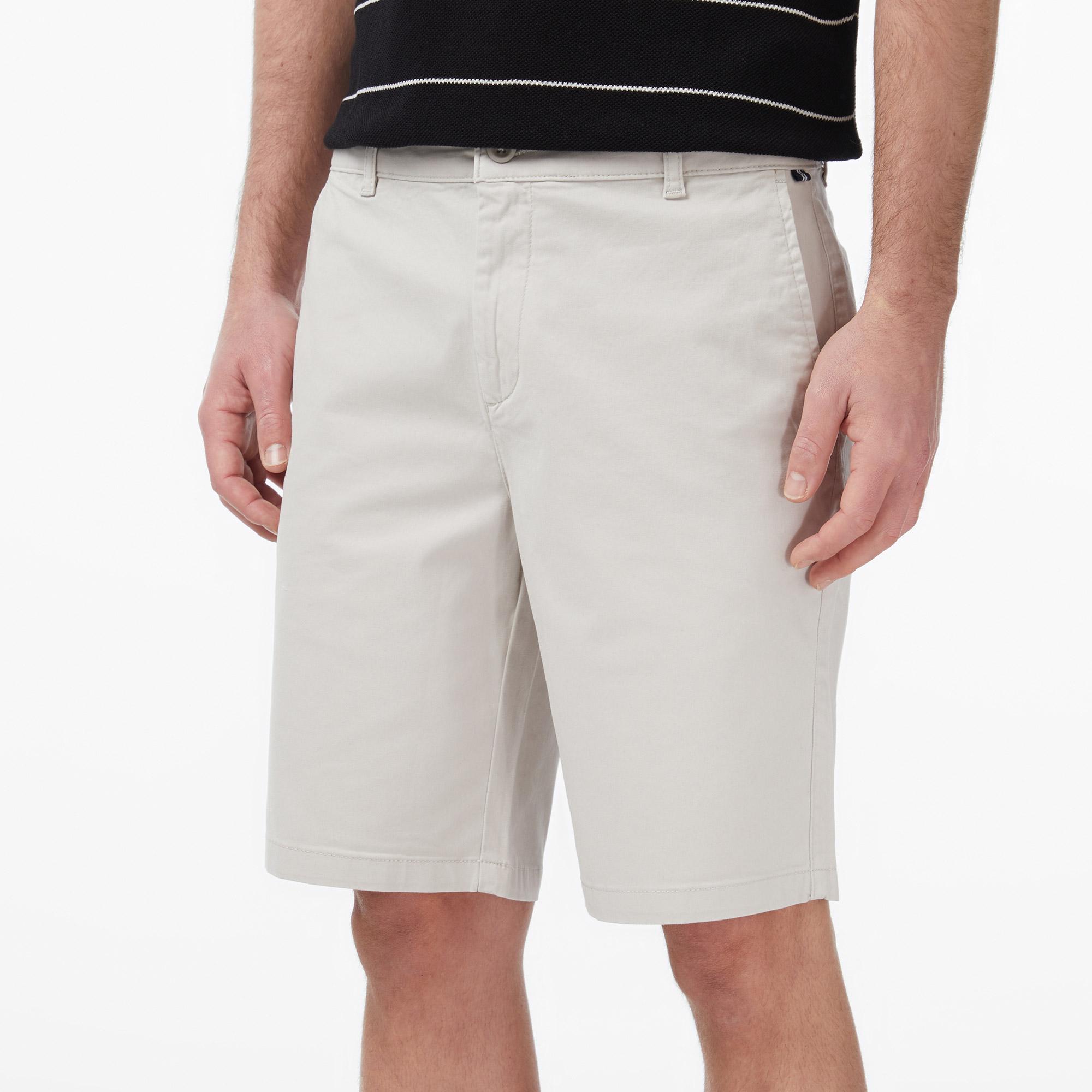 Nautica Erkek Gri Regular Fit Chino Şort