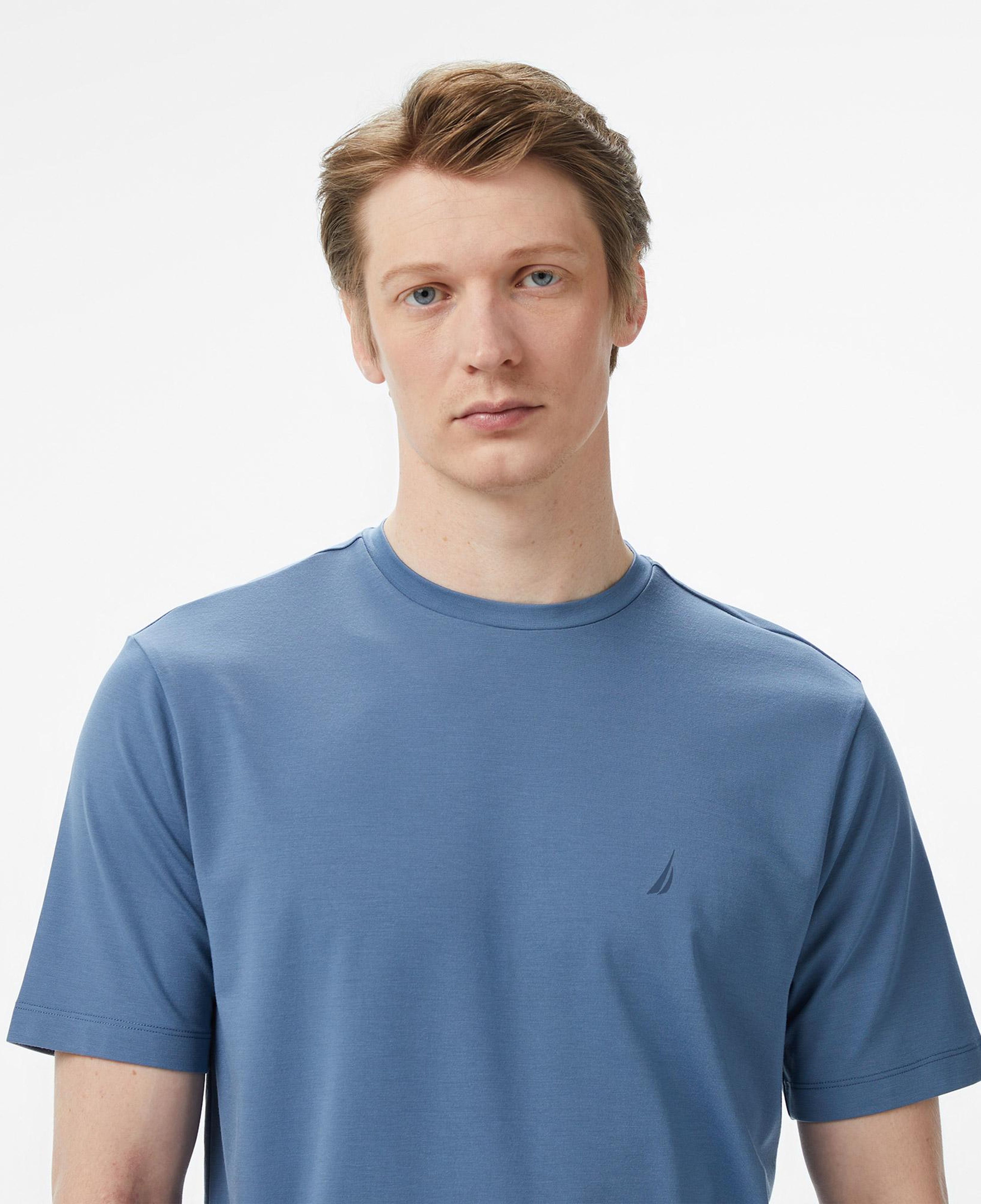 Nautica Erkek Mavi Regular Fit T-Shirt
