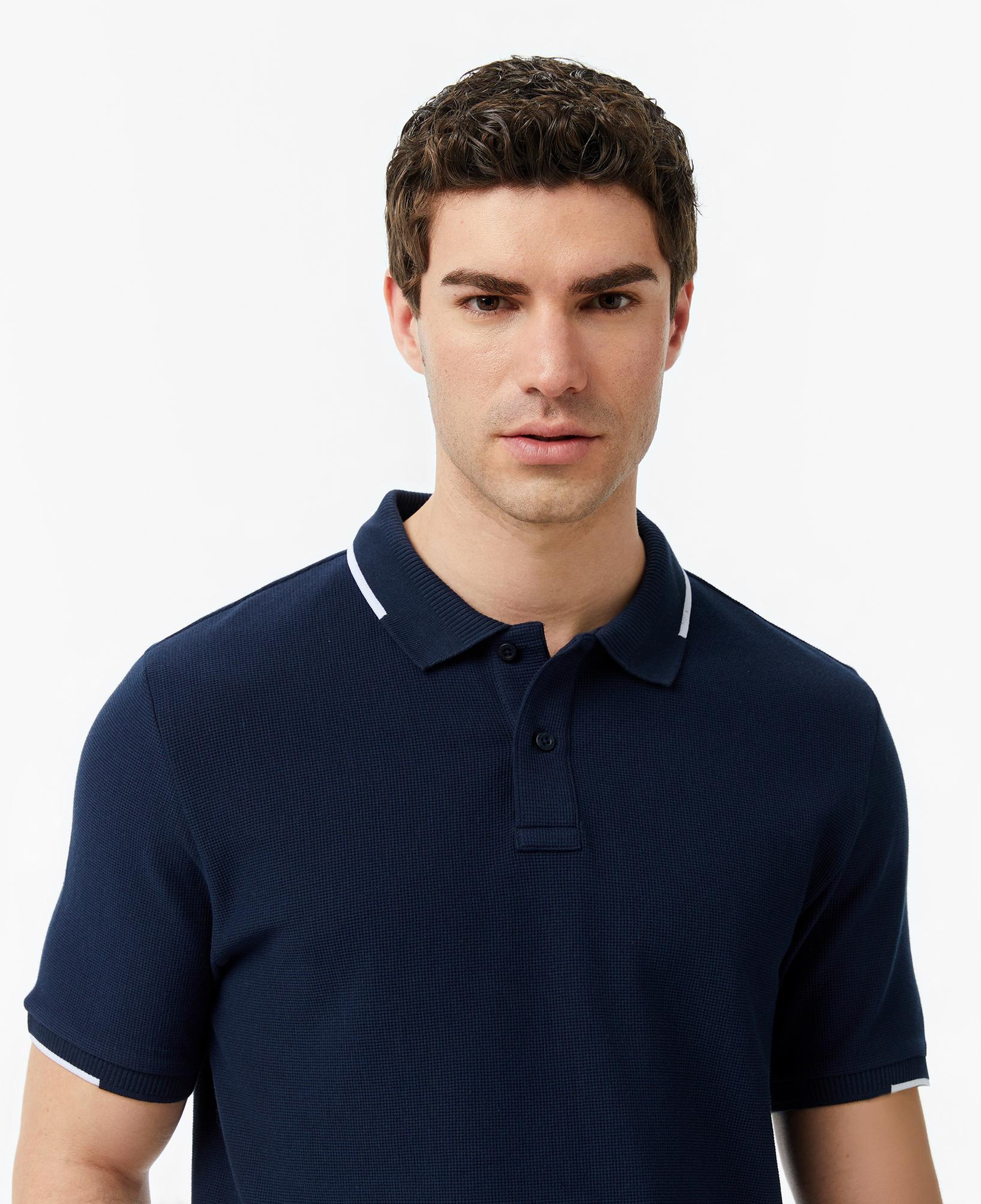 Nautica Erkek Lacivert Regular Fit Polo Yaka T-Shirt