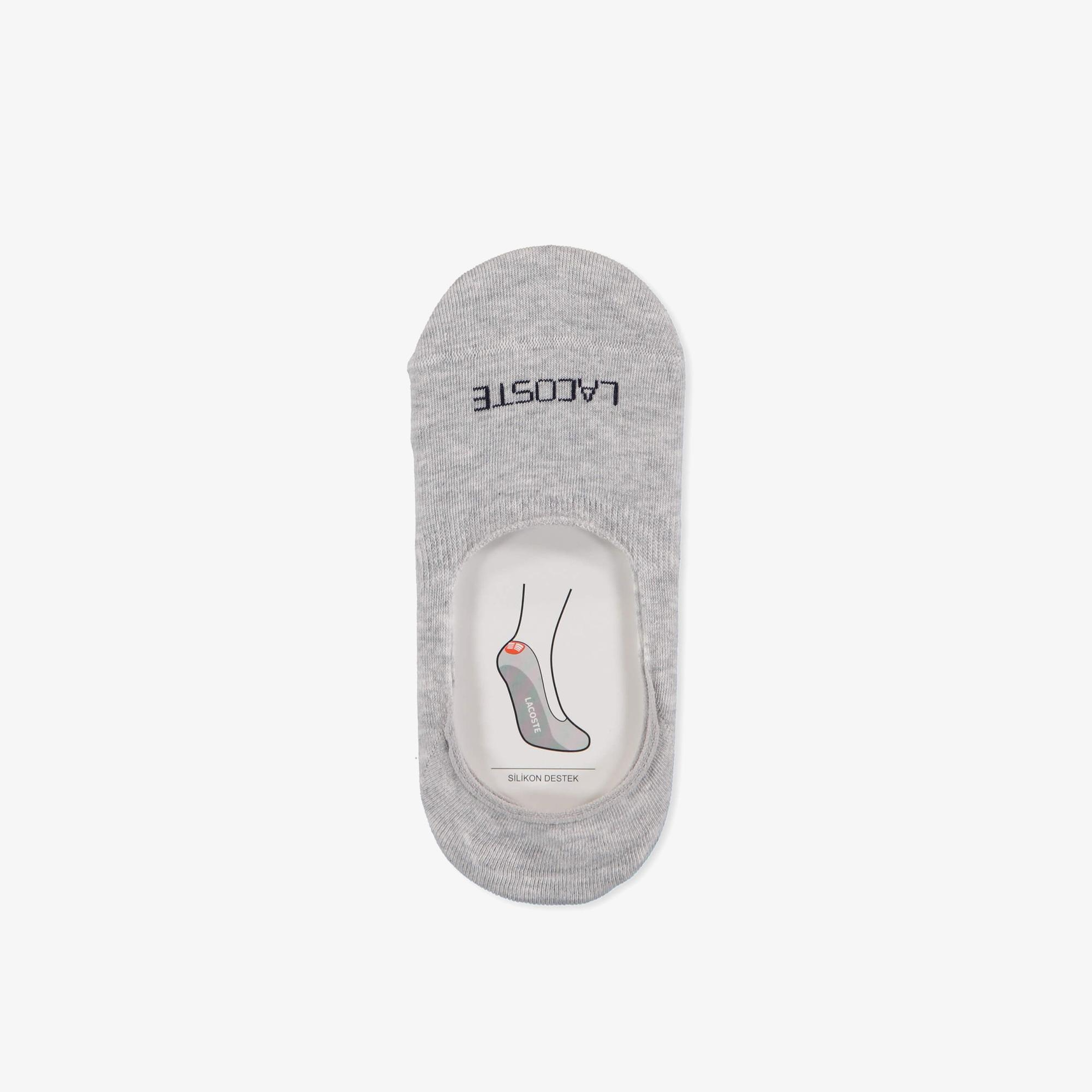Unisex 2'li Gri Çorap