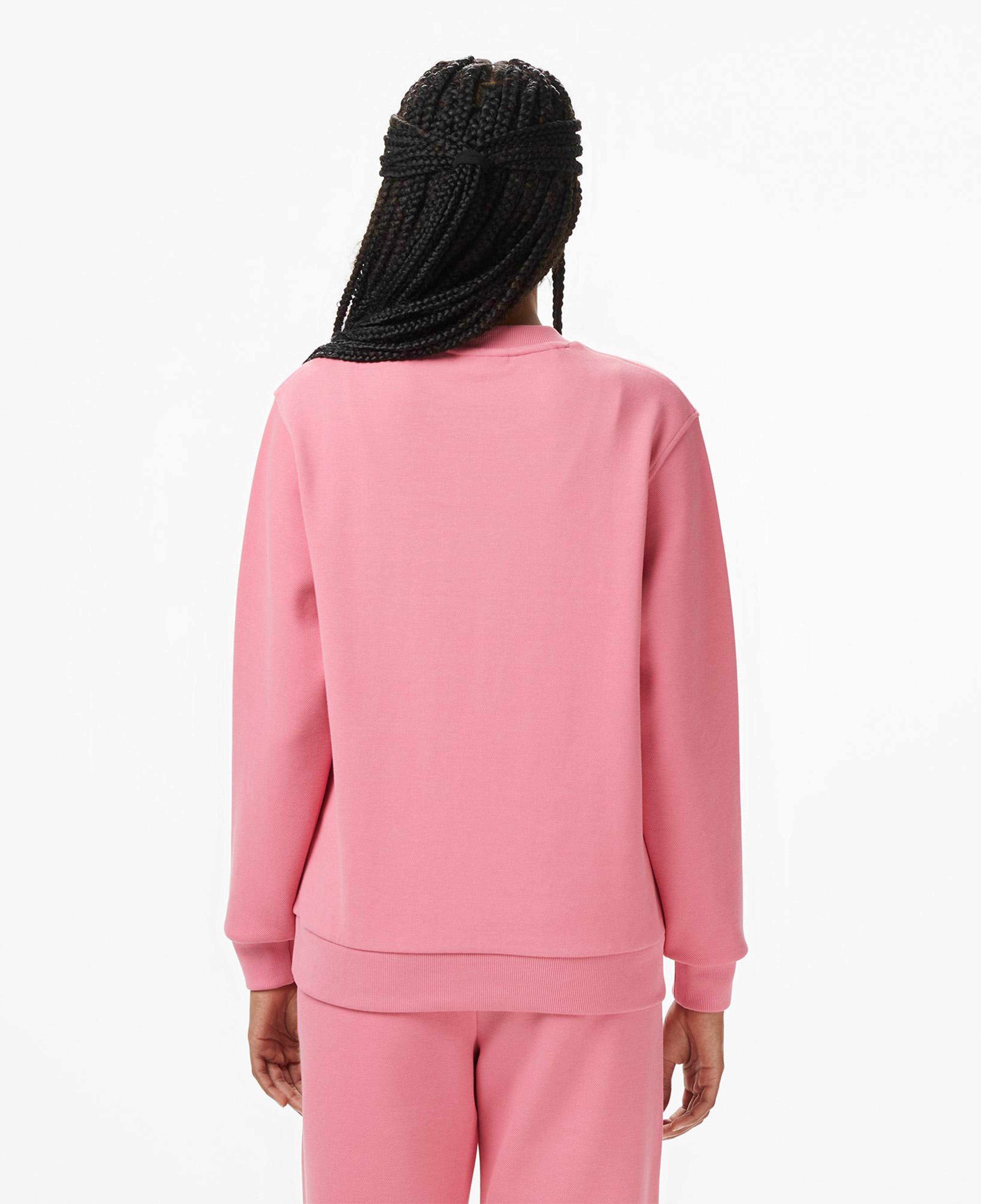 Lacoste Kadın Relaxed Fit Bisiklet Yaka Pembe Sweatshirt
