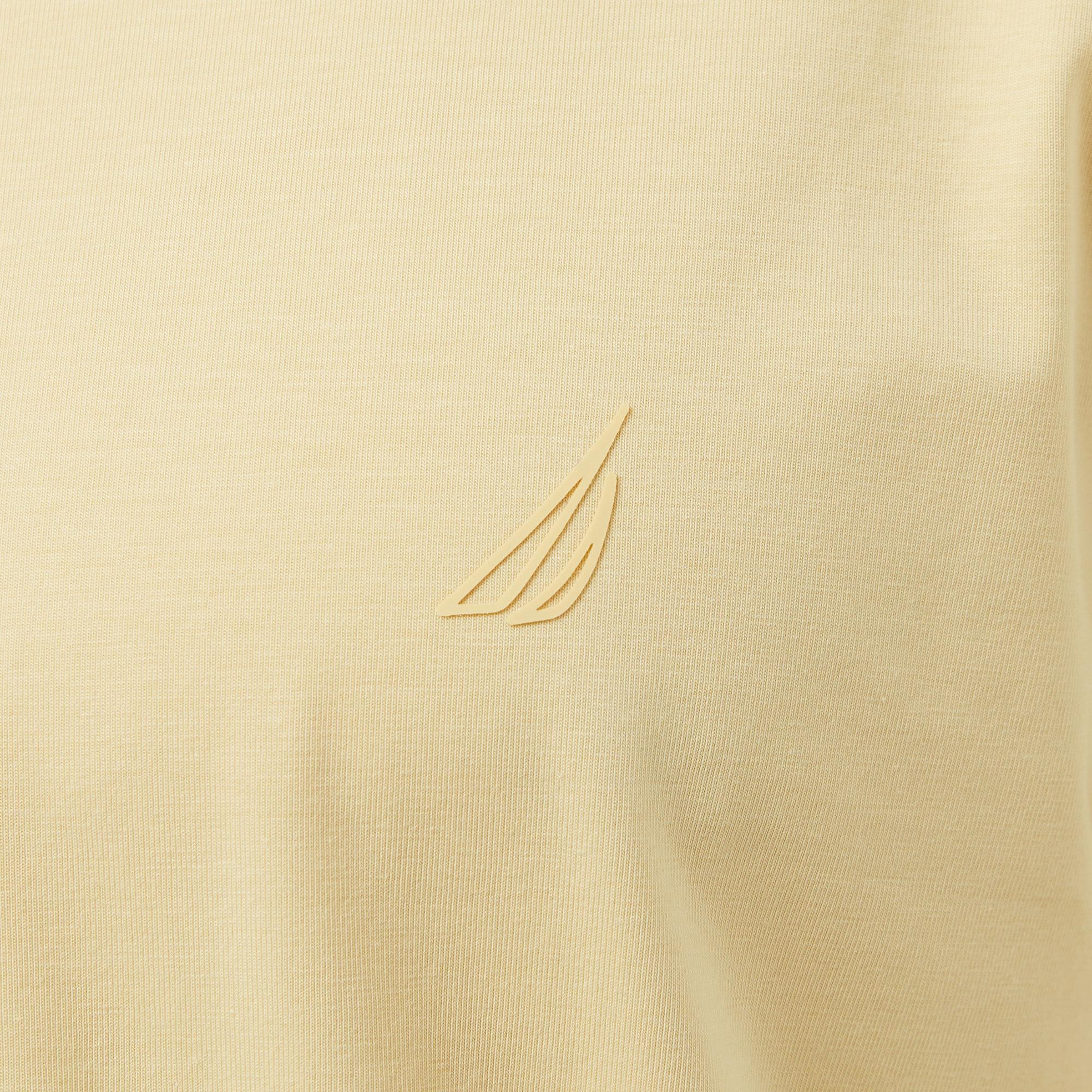 Nautica Erkek Sarı Regular Fit T-Shirt
