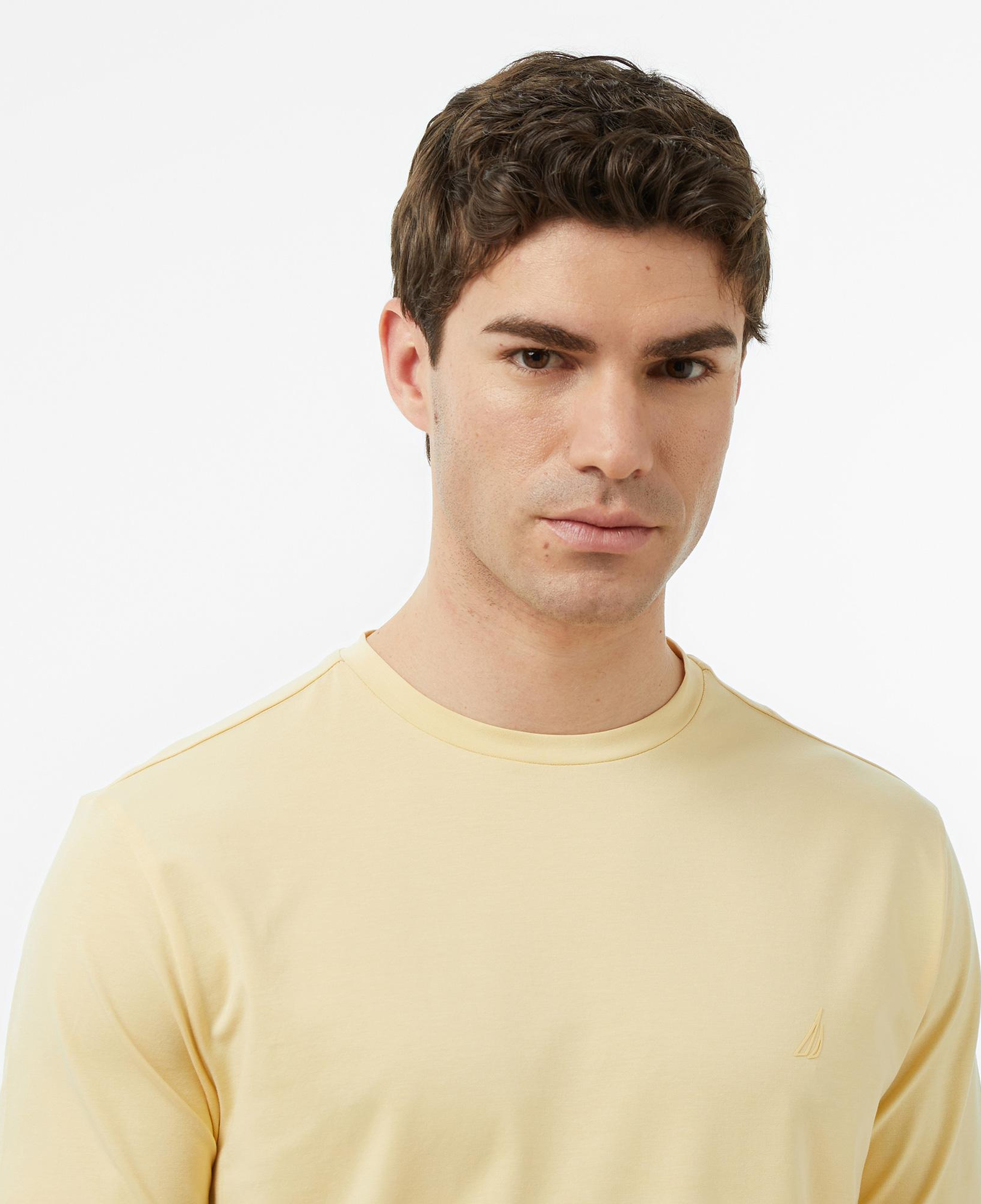 Nautica Erkek Sarı Regular Fit T-Shirt