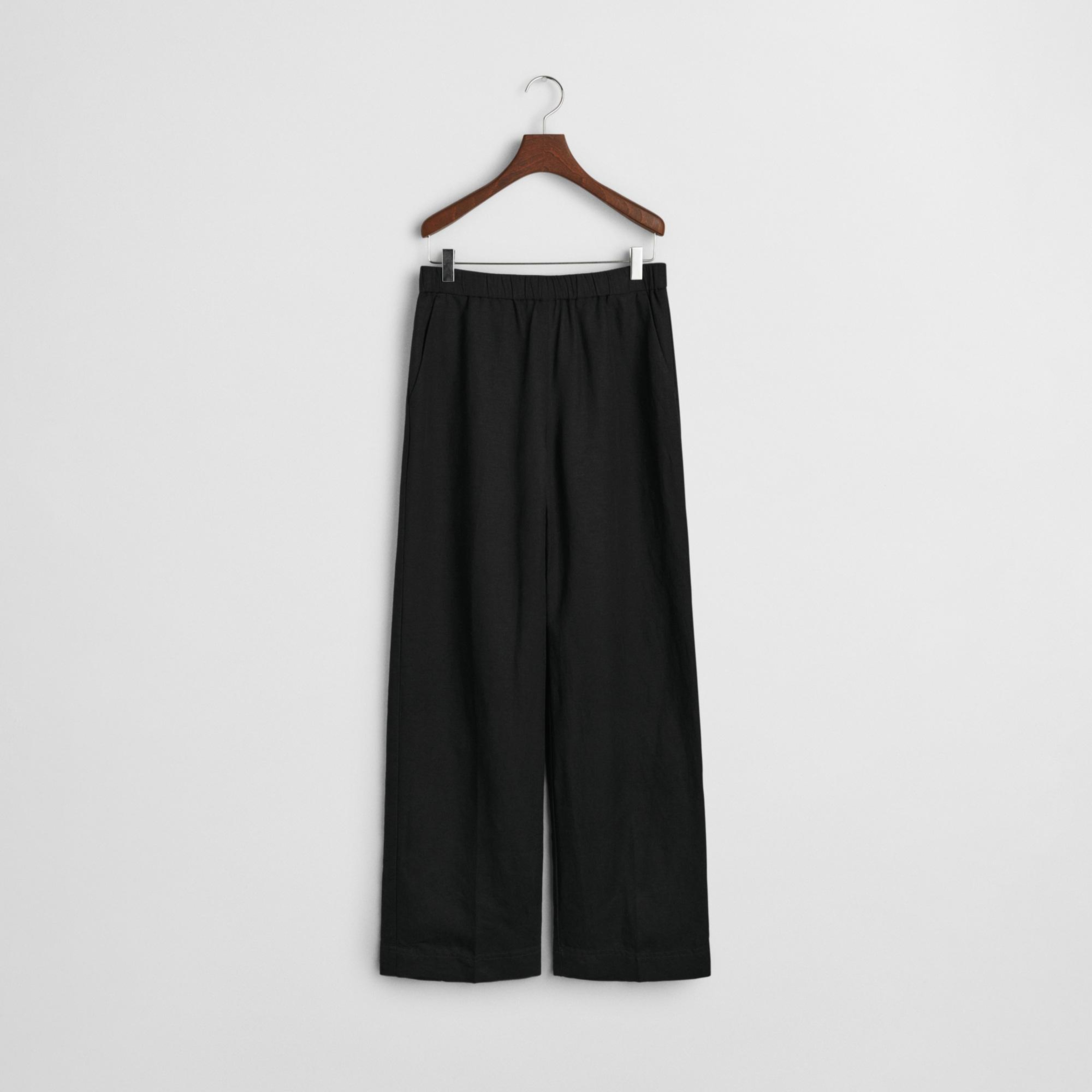 GANT Kadın Siyah Relaxed Fit Pantolon